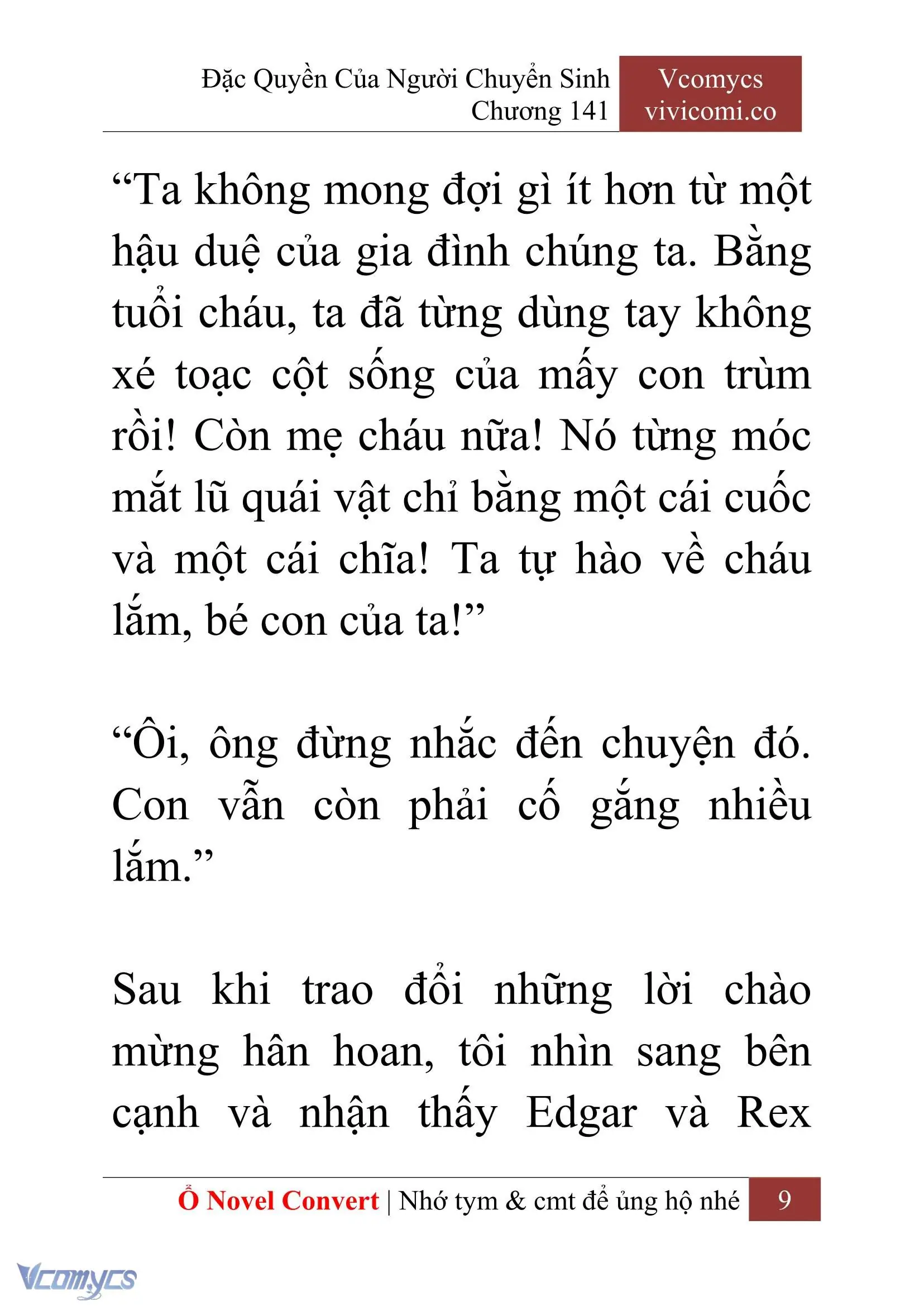 [Novel] Đặc Quyền Của Người Chuyển Sinh Chapter 141 - Trang 12