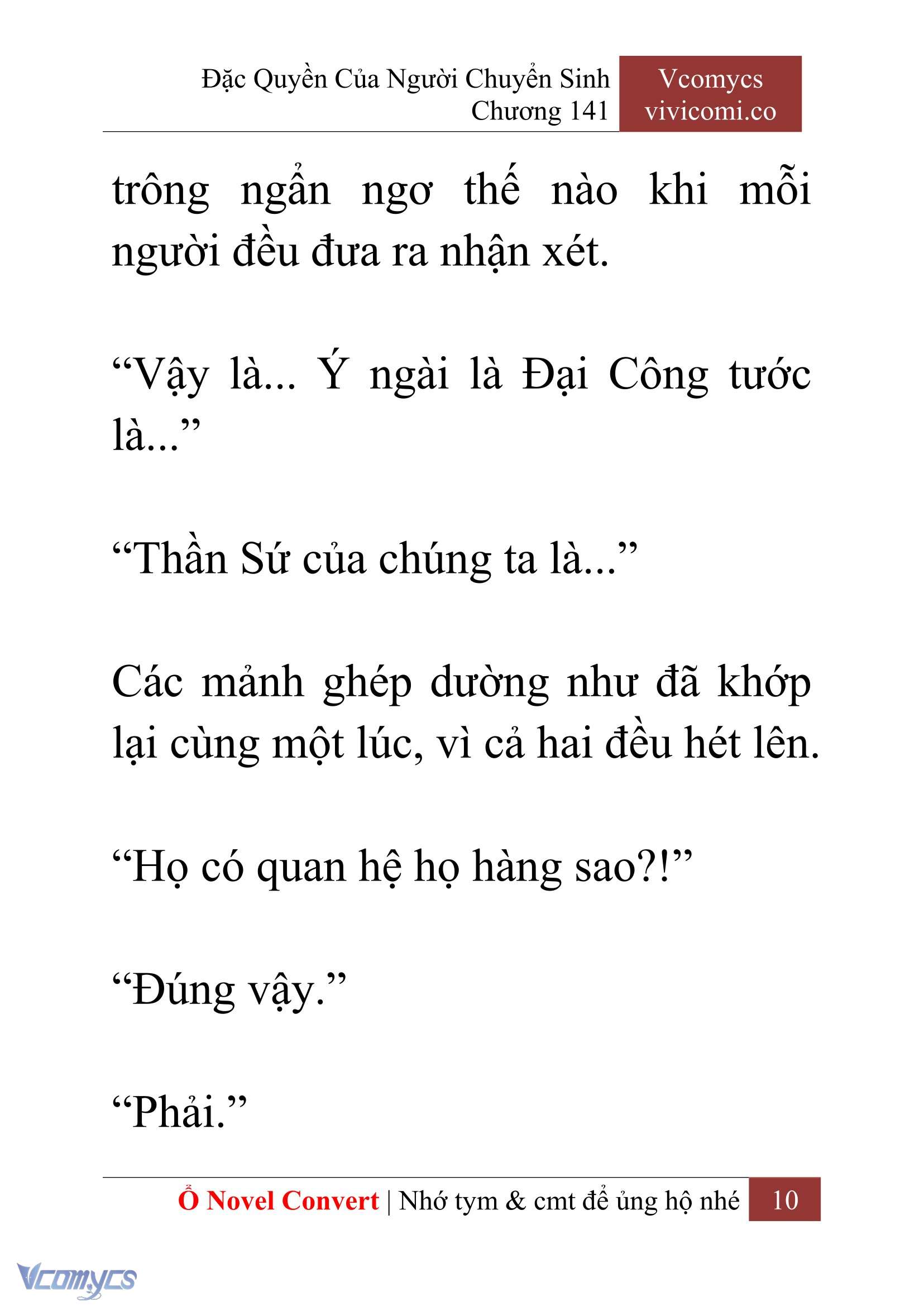 [Novel] Đặc Quyền Của Người Chuyển Sinh Chapter 141 - Trang 13