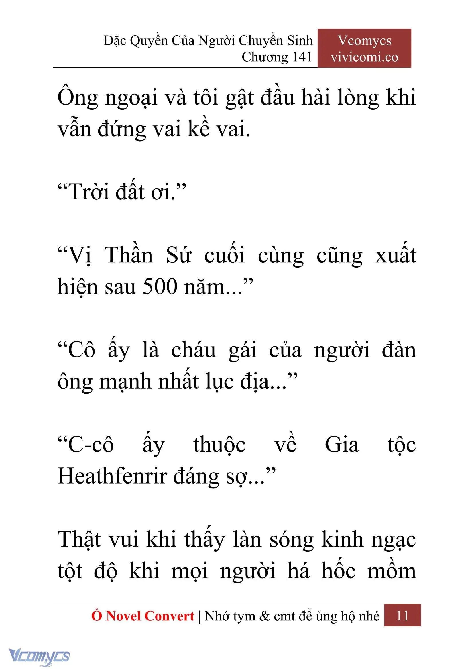 [Novel] Đặc Quyền Của Người Chuyển Sinh Chapter 141 - Trang 14