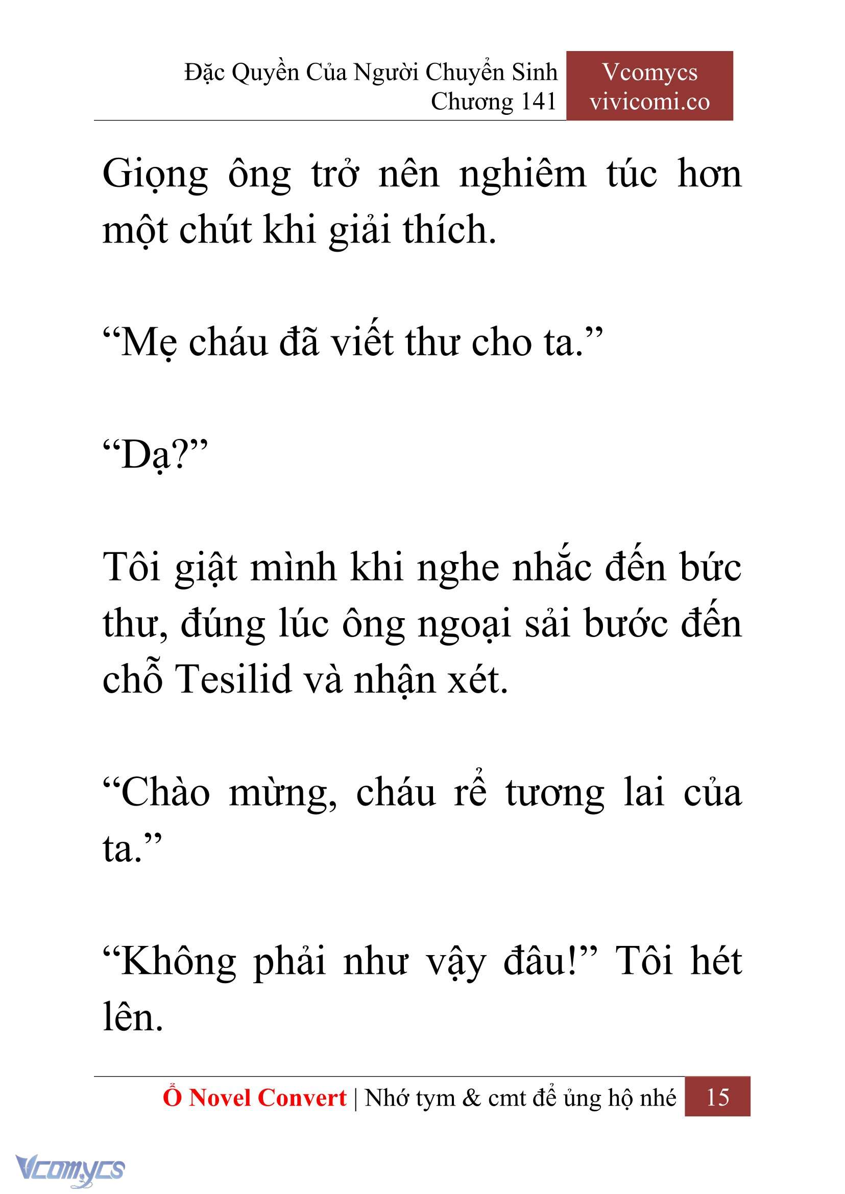 [Novel] Đặc Quyền Của Người Chuyển Sinh Chapter 141 - Trang 18