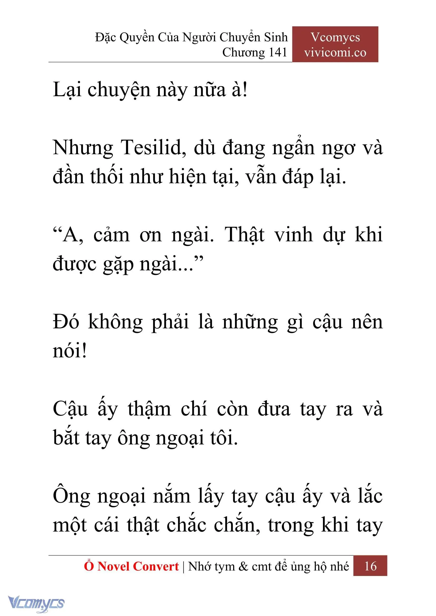 [Novel] Đặc Quyền Của Người Chuyển Sinh Chapter 141 - Trang 19