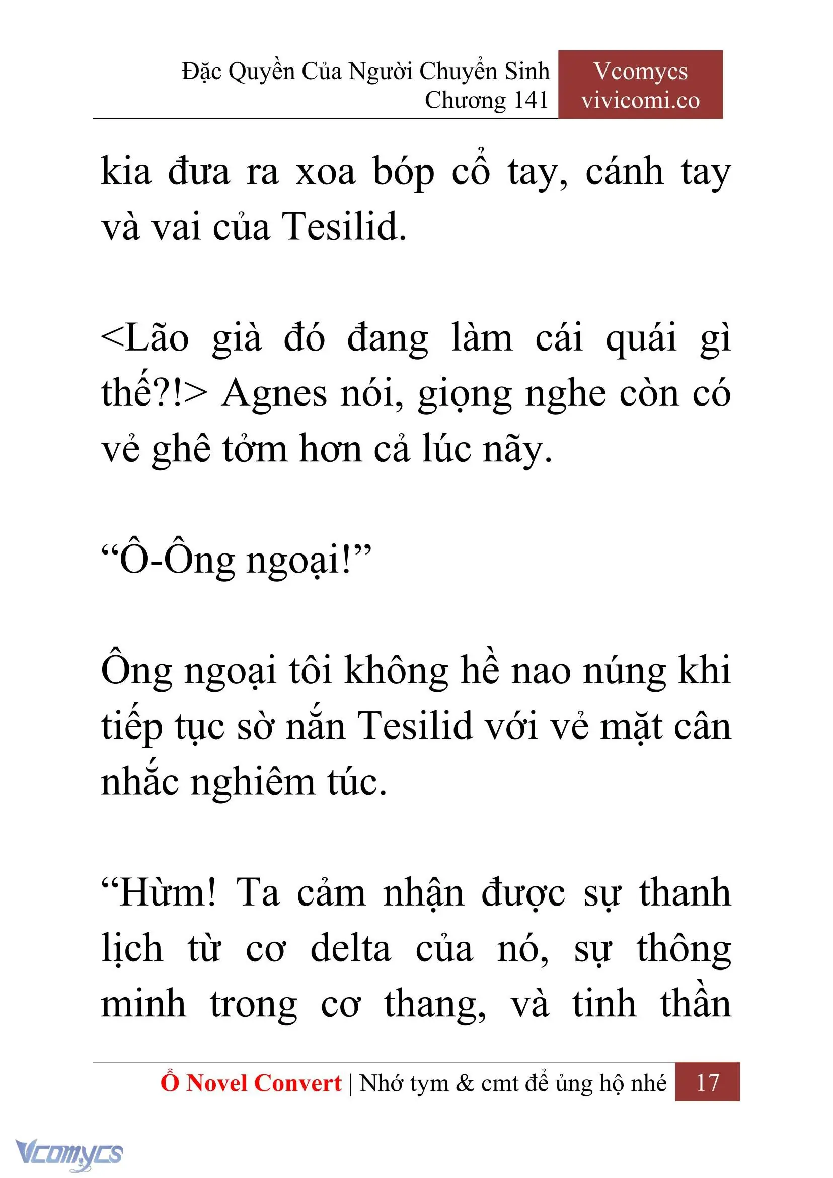 [Novel] Đặc Quyền Của Người Chuyển Sinh Chapter 141 - Trang 20