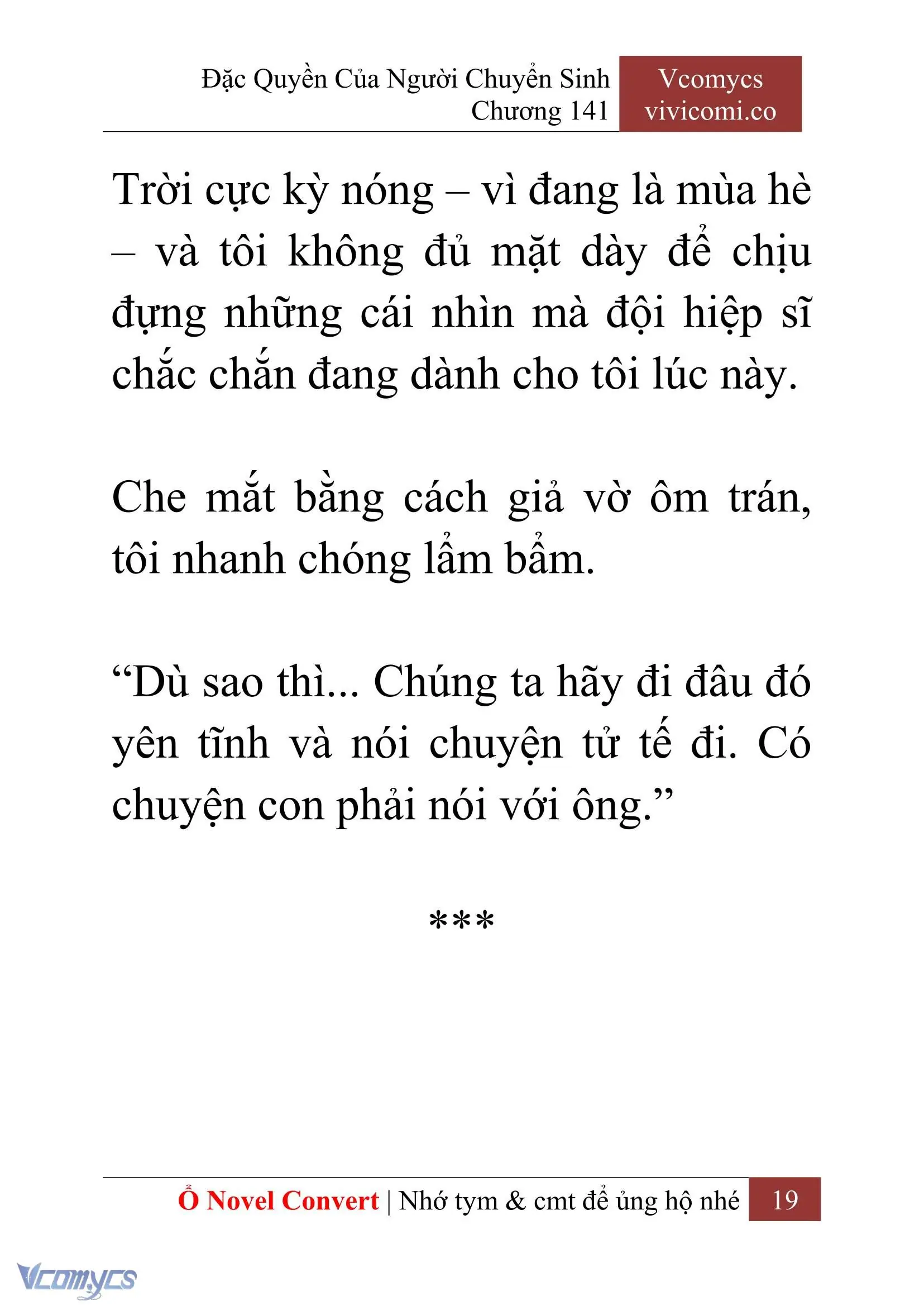[Novel] Đặc Quyền Của Người Chuyển Sinh Chapter 141 - Trang 22