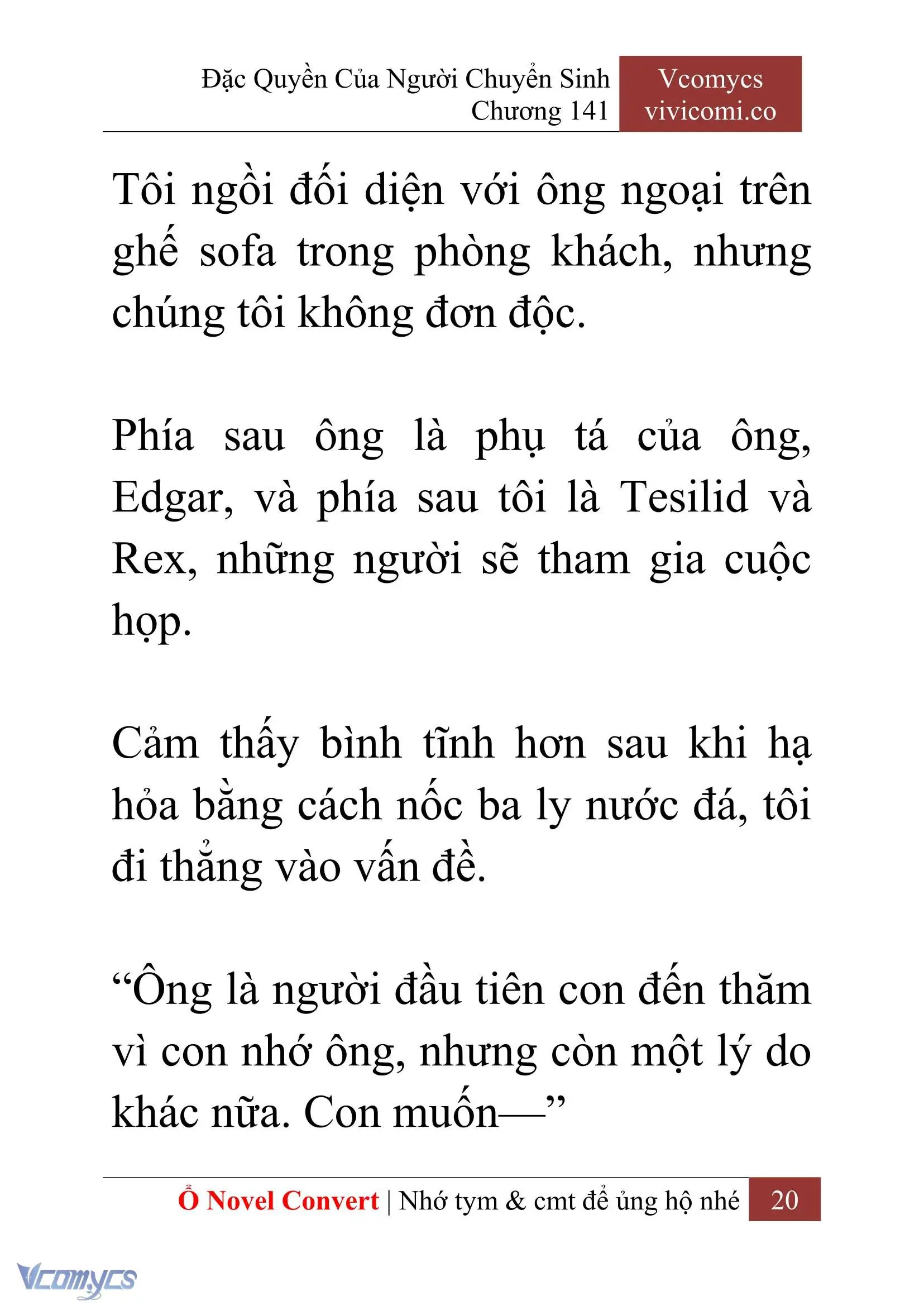 [Novel] Đặc Quyền Của Người Chuyển Sinh Chapter 141 - Trang 23