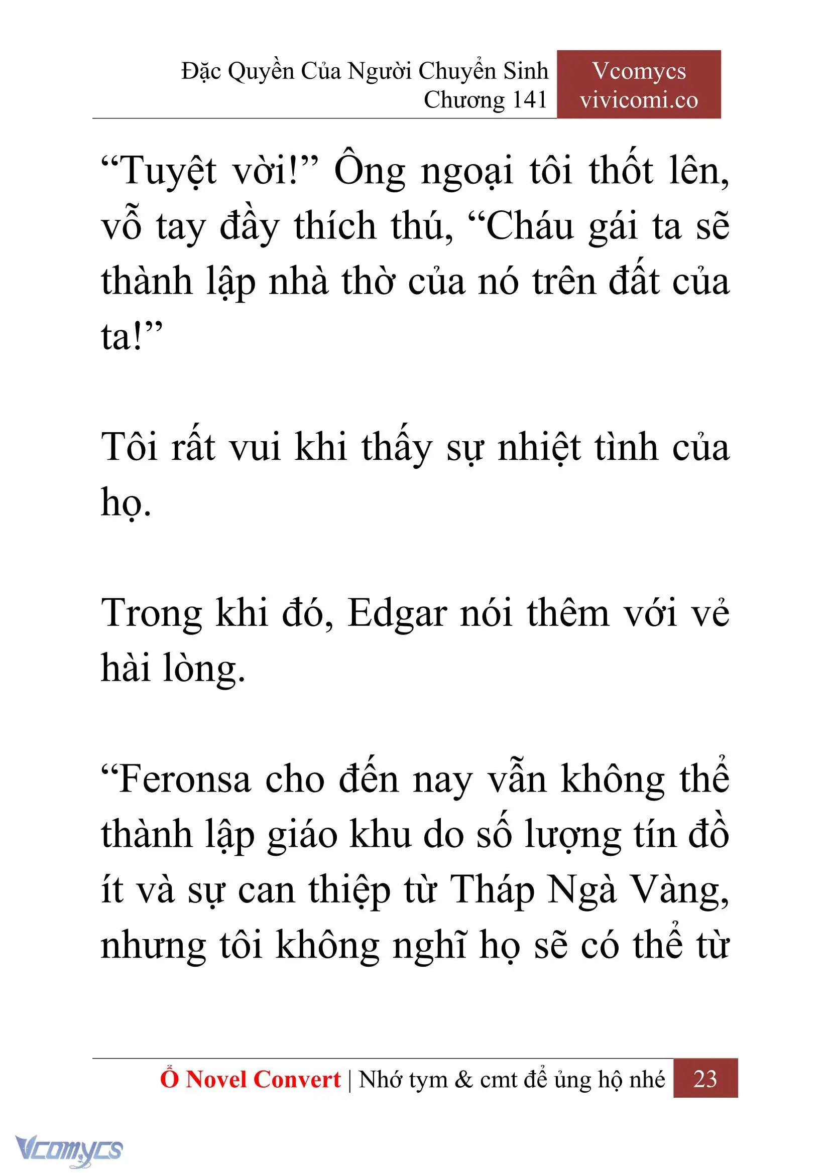[Novel] Đặc Quyền Của Người Chuyển Sinh Chapter 141 - Trang 26