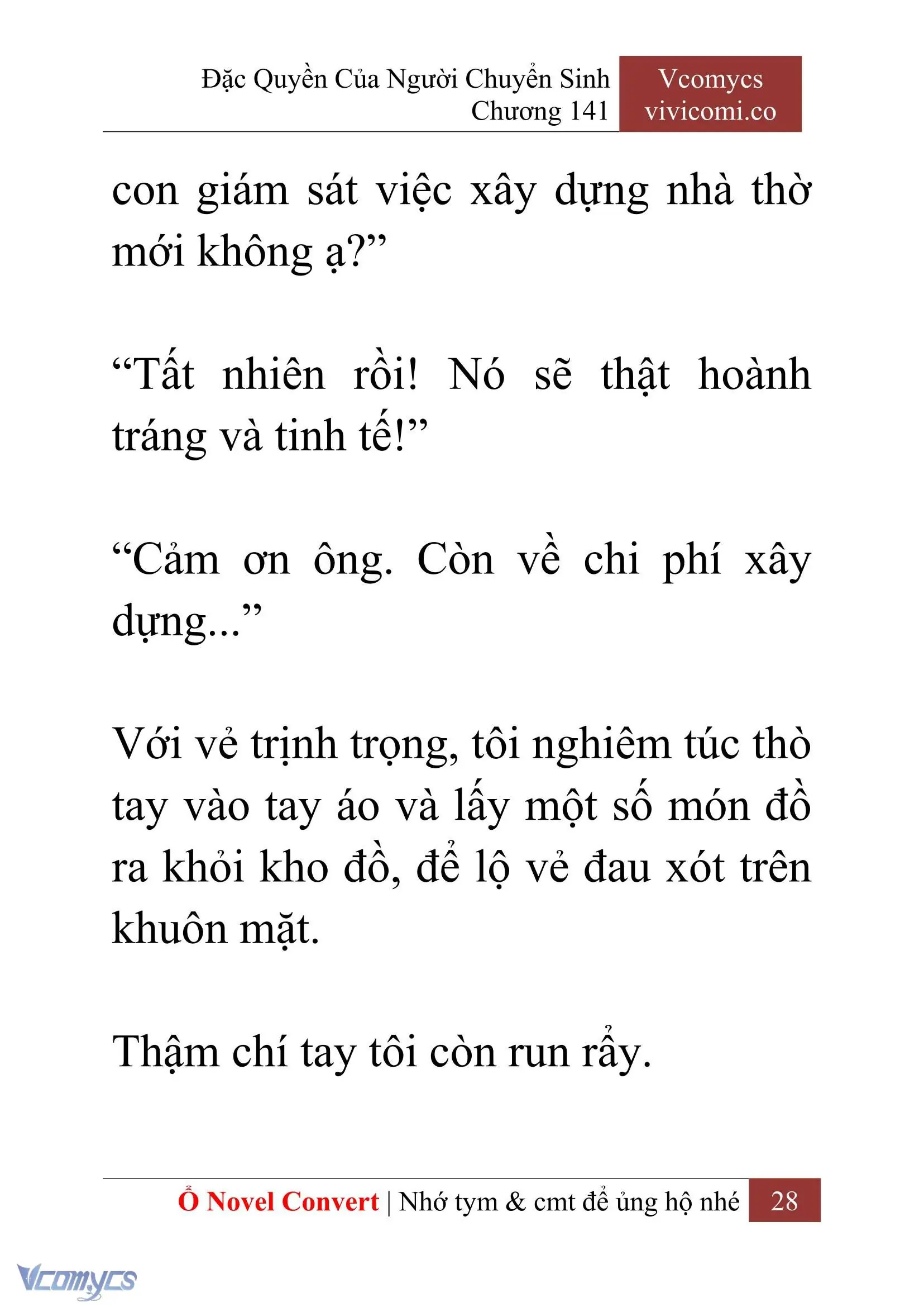 [Novel] Đặc Quyền Của Người Chuyển Sinh Chapter 141 - Trang 31