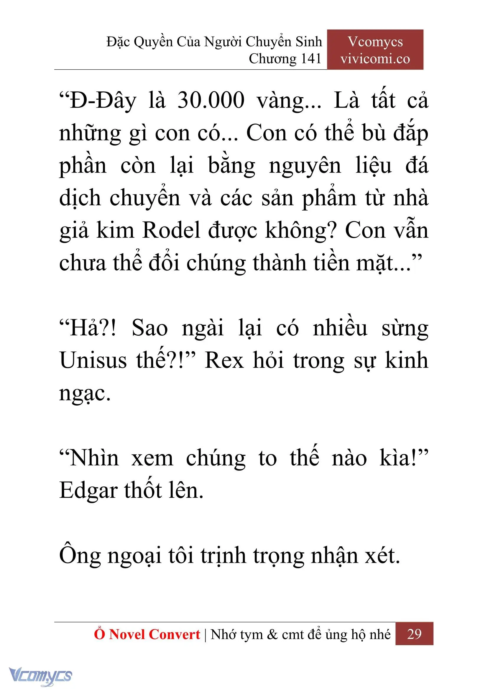 [Novel] Đặc Quyền Của Người Chuyển Sinh Chapter 141 - Trang 32