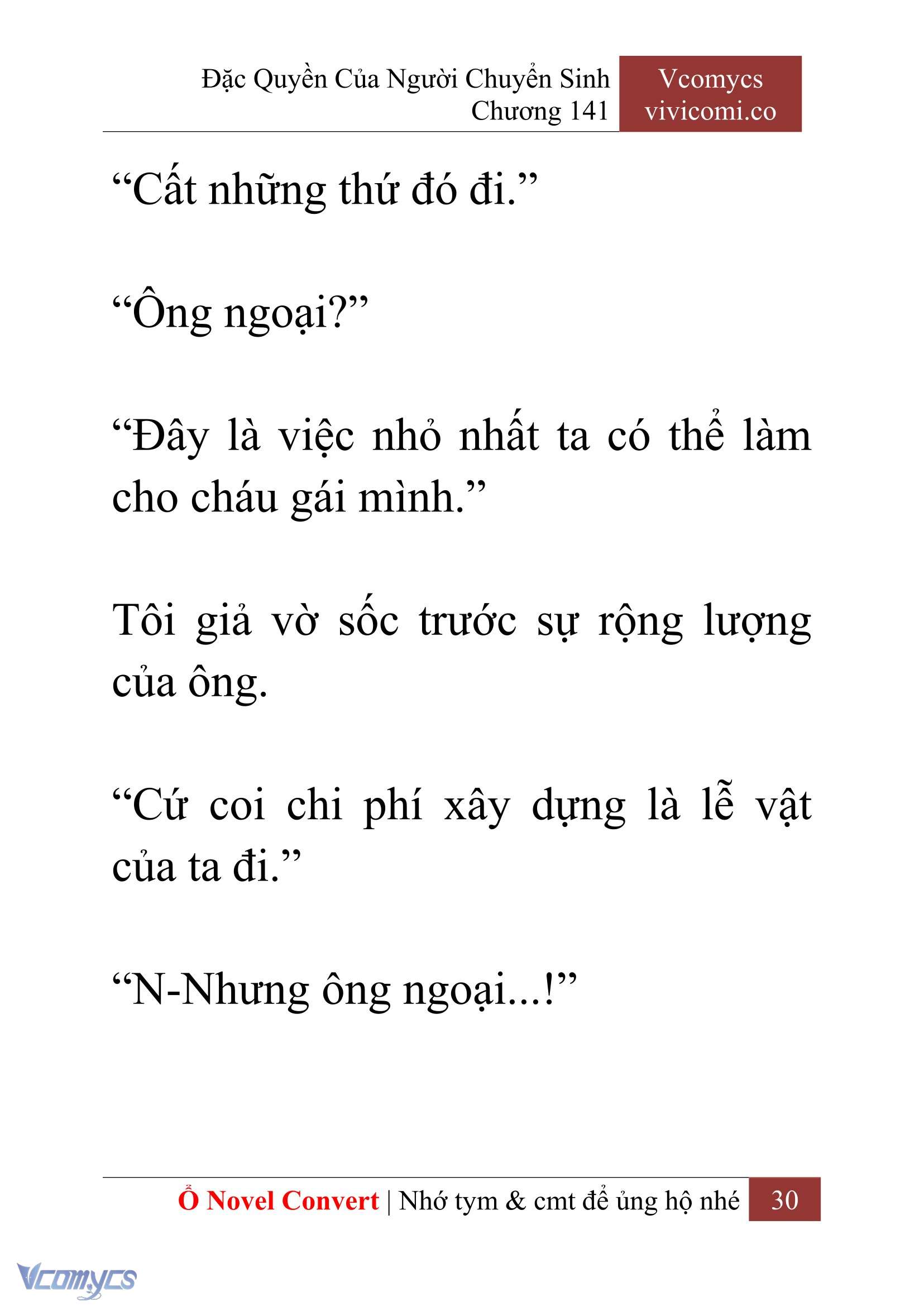 [Novel] Đặc Quyền Của Người Chuyển Sinh Chapter 141 - Trang 33