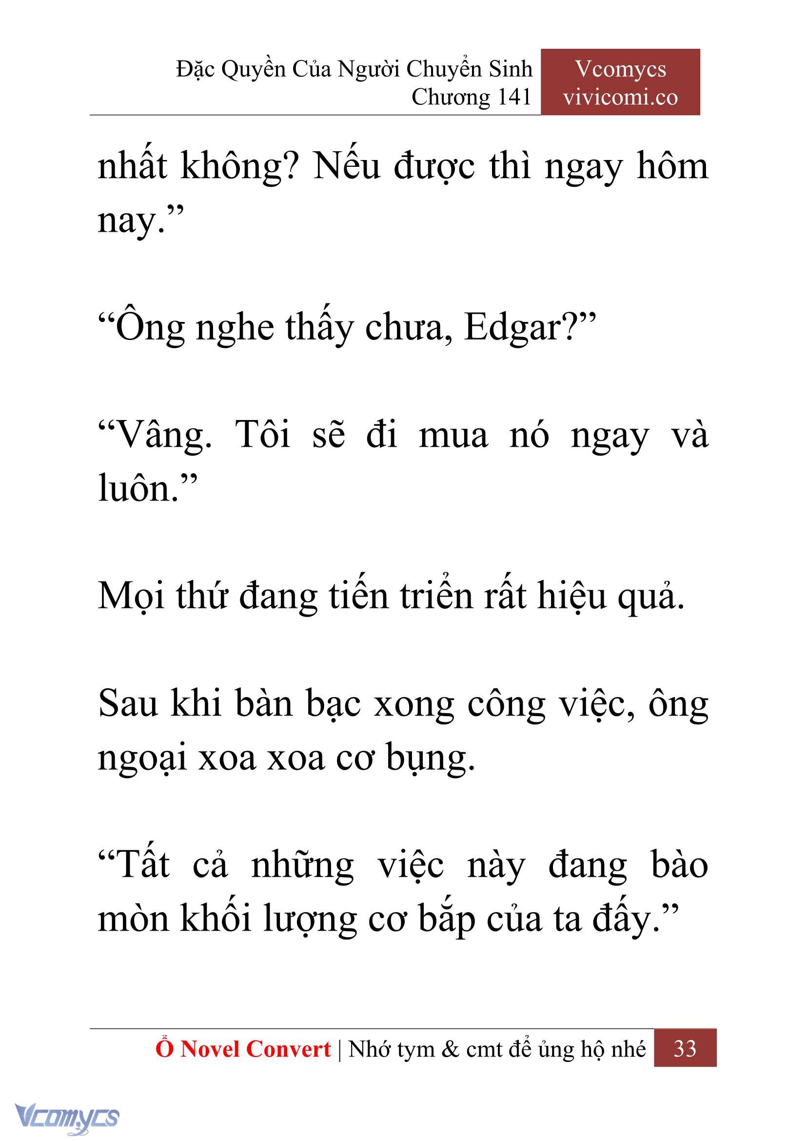 [Novel] Đặc Quyền Của Người Chuyển Sinh Chapter 141 - Trang 36