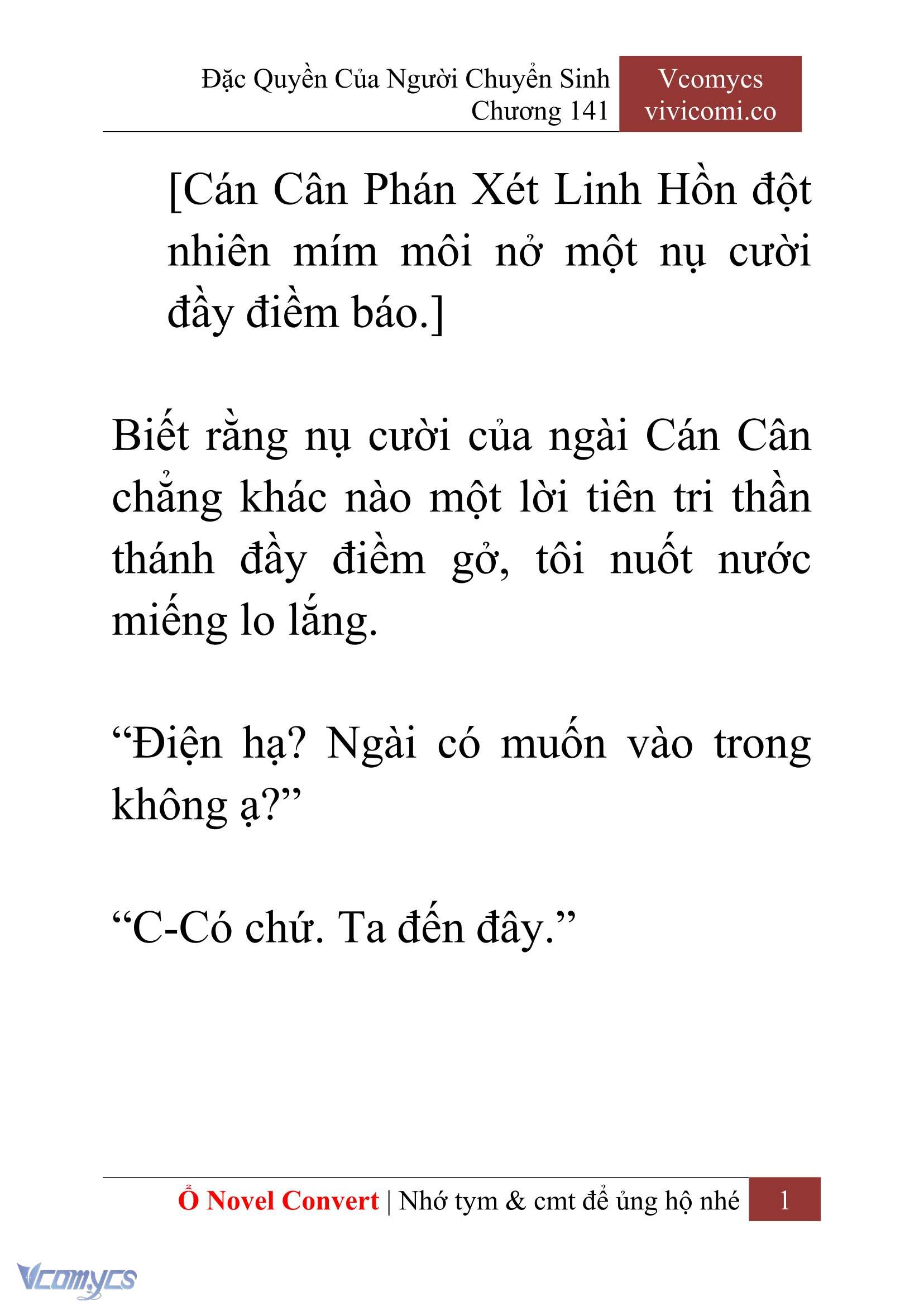 [Novel] Đặc Quyền Của Người Chuyển Sinh Chapter 141 - Trang 4