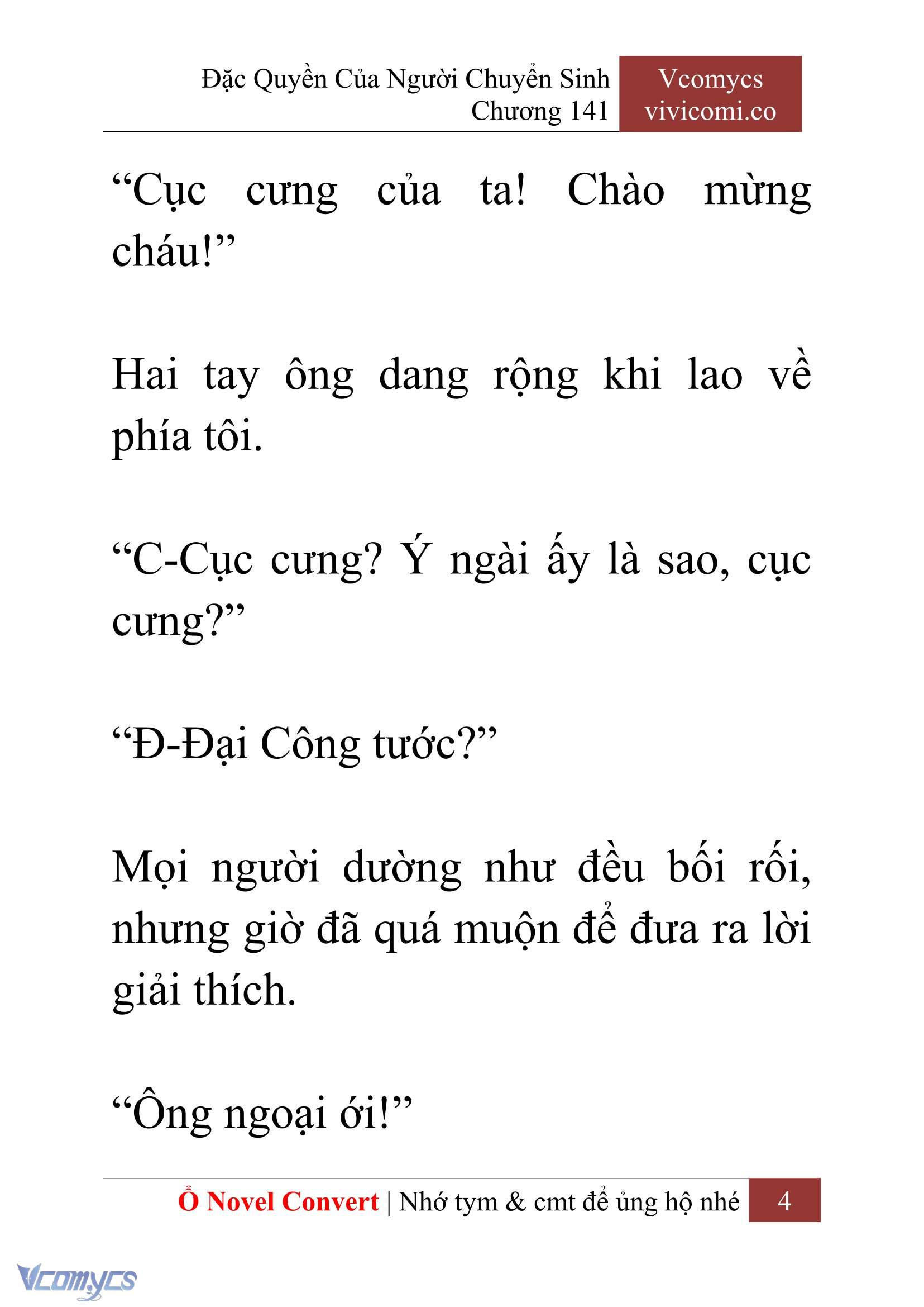 [Novel] Đặc Quyền Của Người Chuyển Sinh Chapter 141 - Trang 7
