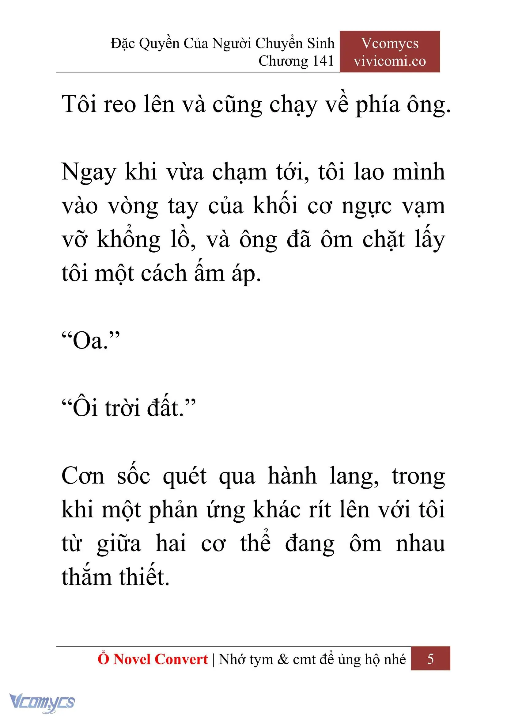 [Novel] Đặc Quyền Của Người Chuyển Sinh Chapter 141 - Trang 8