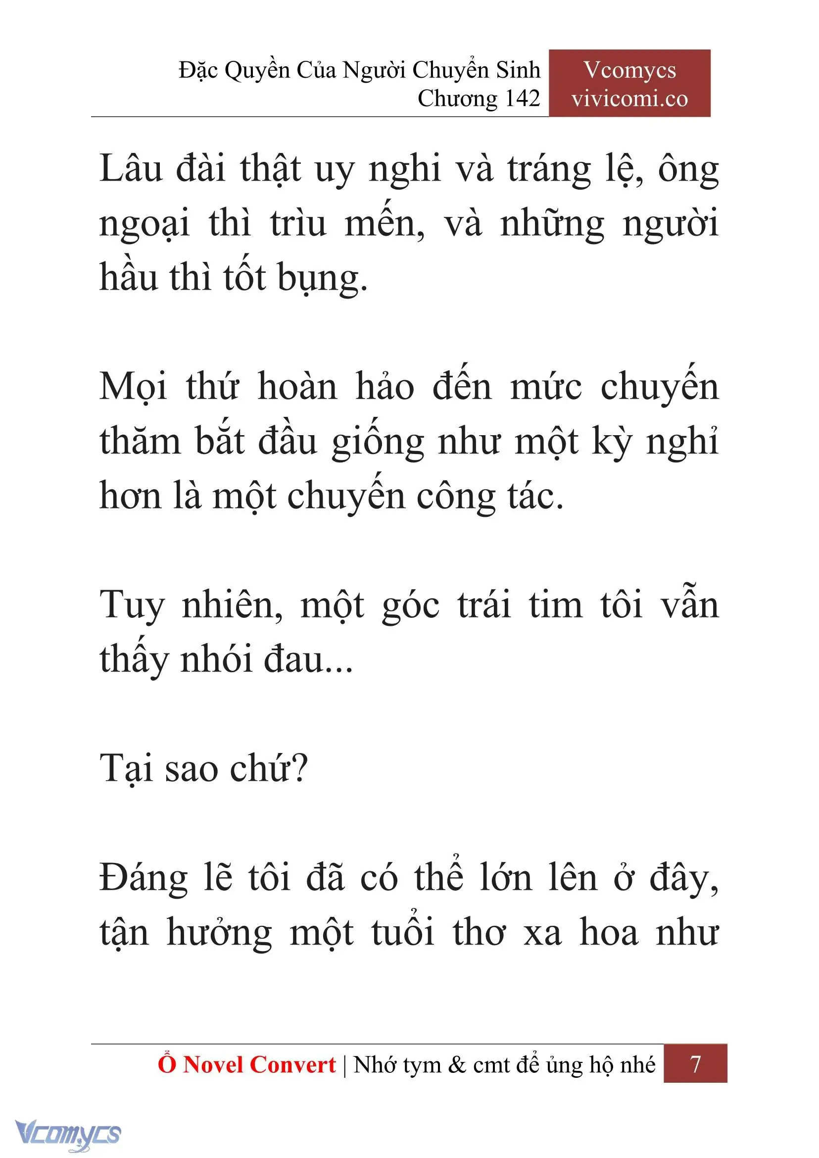 [Novel] Đặc Quyền Của Người Chuyển Sinh Chapter 142 - Trang 10