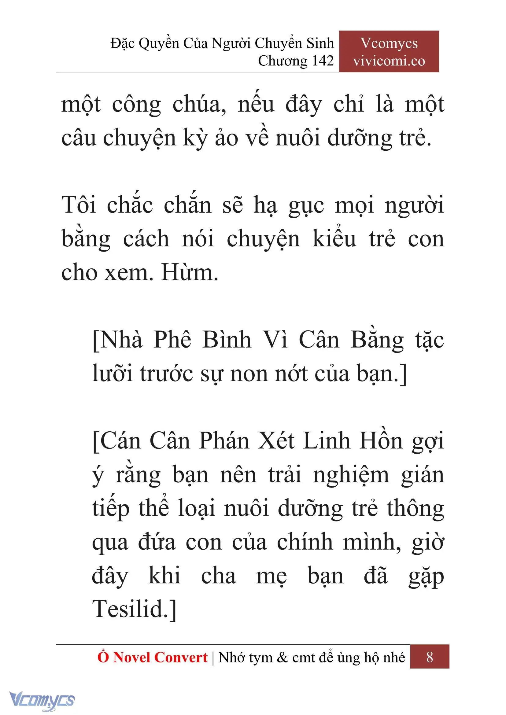 [Novel] Đặc Quyền Của Người Chuyển Sinh Chapter 142 - Trang 11