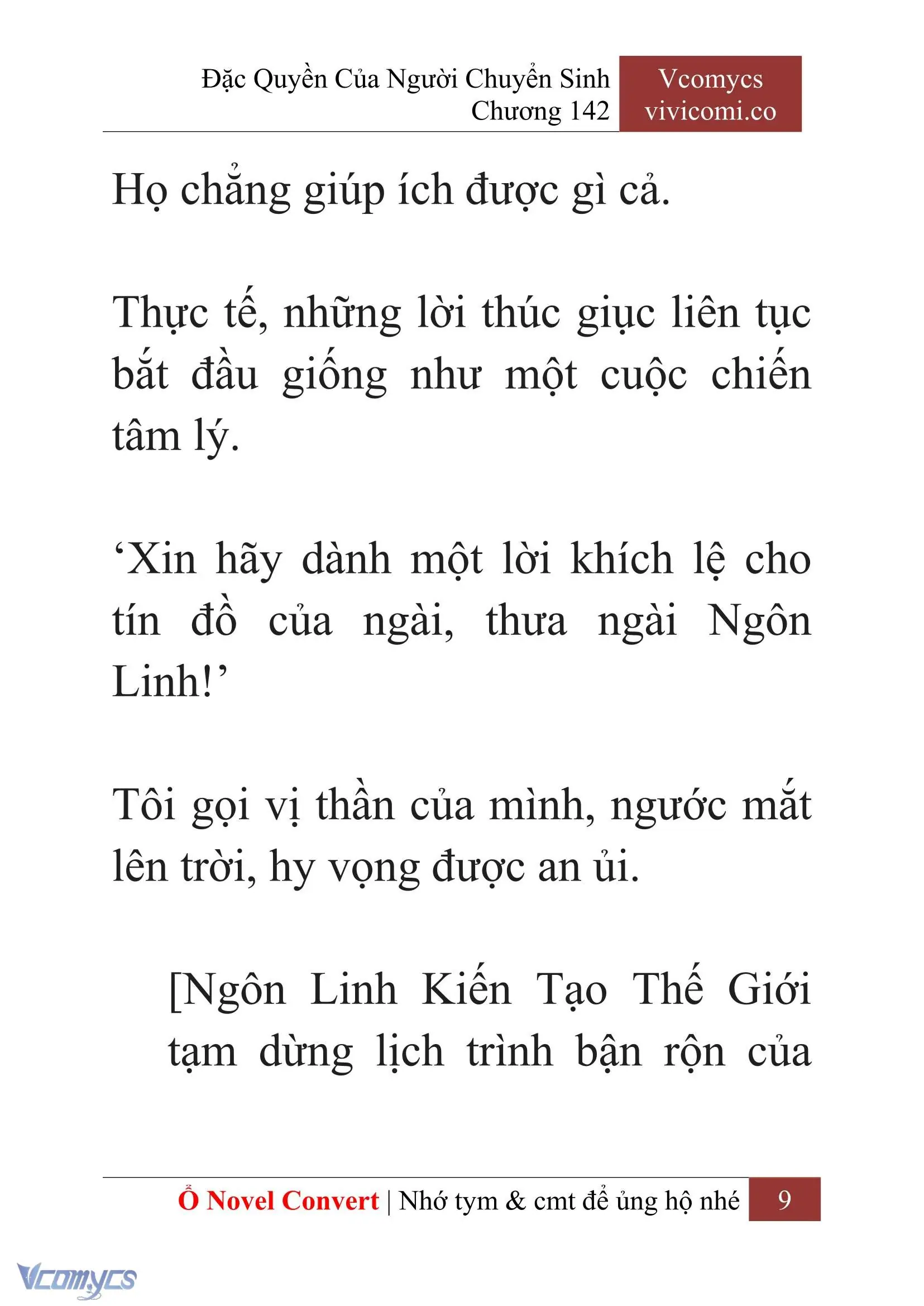 [Novel] Đặc Quyền Của Người Chuyển Sinh Chapter 142 - Trang 12