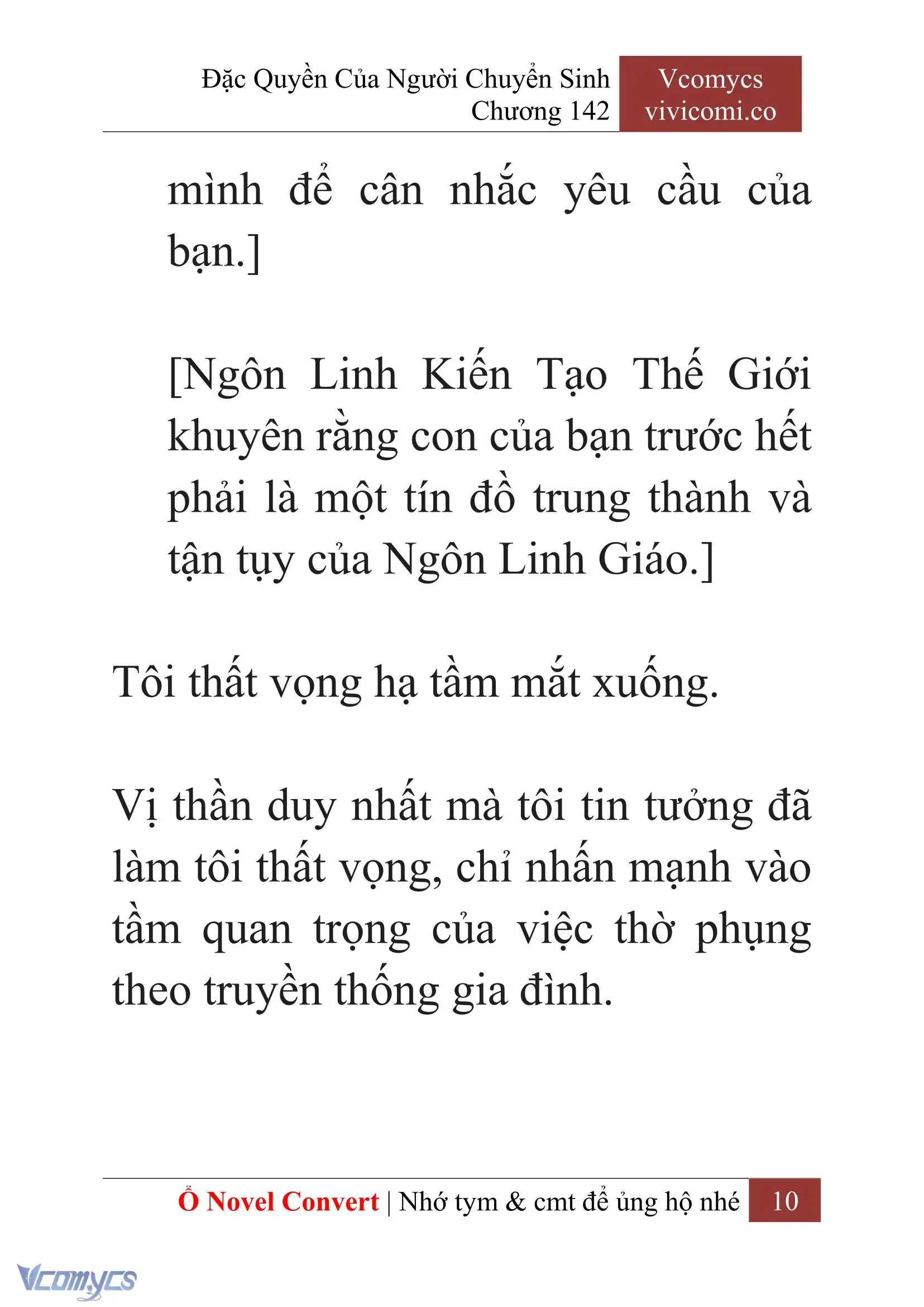 [Novel] Đặc Quyền Của Người Chuyển Sinh Chapter 142 - Trang 13