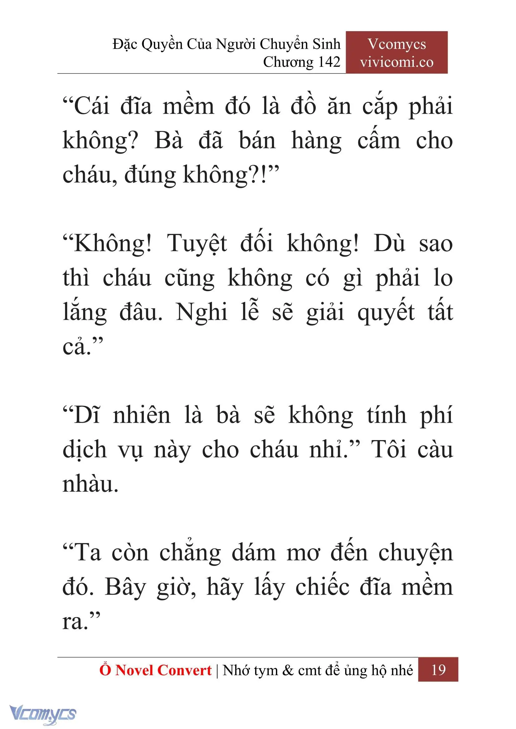 [Novel] Đặc Quyền Của Người Chuyển Sinh Chapter 142 - Trang 22