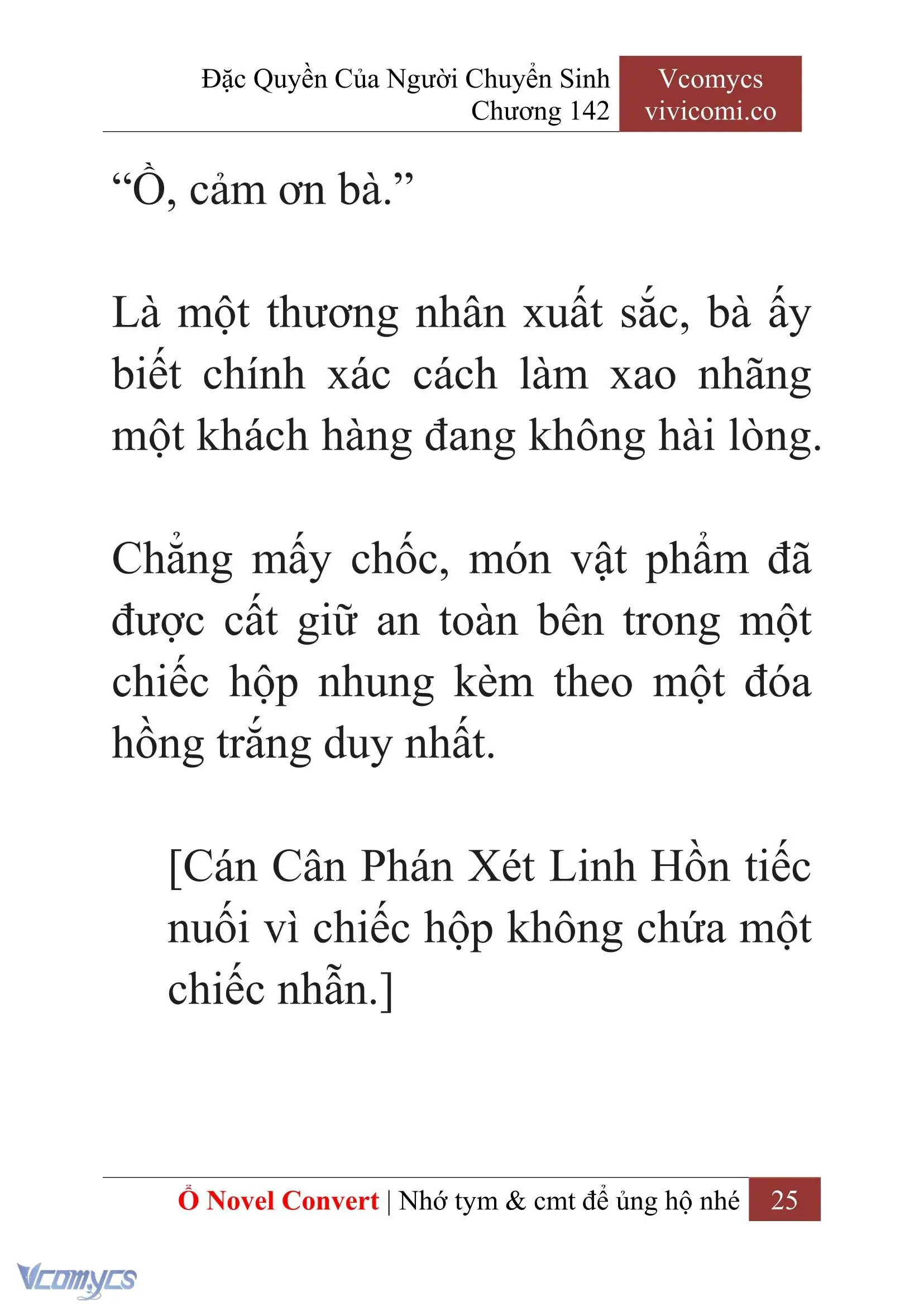 [Novel] Đặc Quyền Của Người Chuyển Sinh Chapter 142 - Trang 28