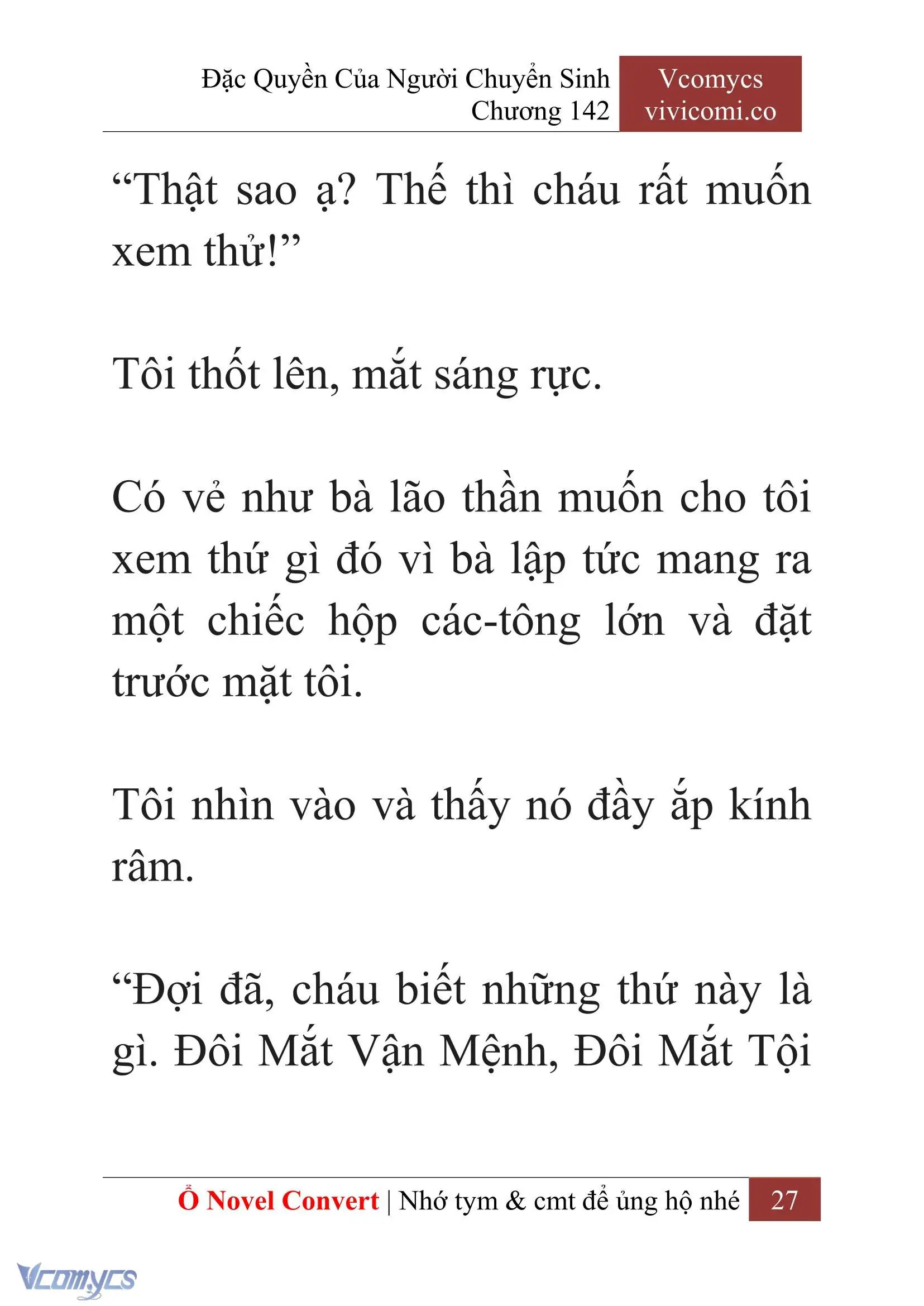 [Novel] Đặc Quyền Của Người Chuyển Sinh Chapter 142 - Trang 30