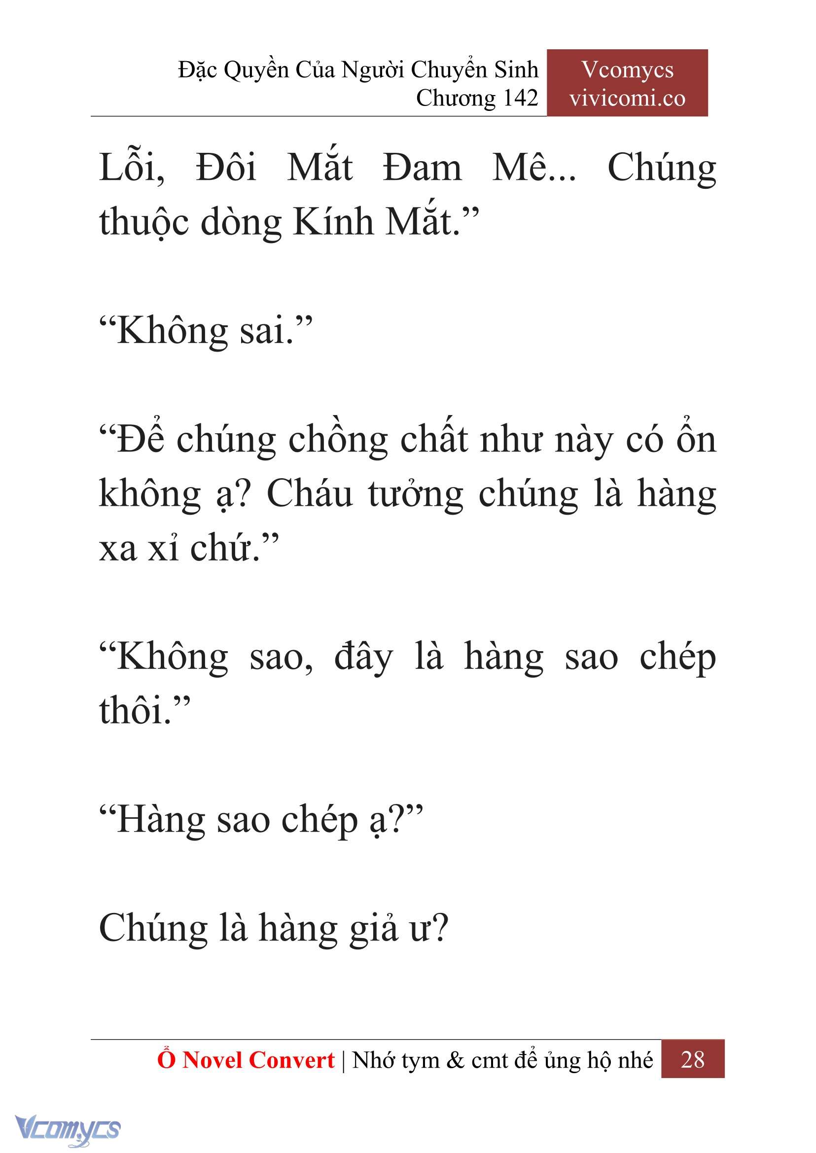 [Novel] Đặc Quyền Của Người Chuyển Sinh Chapter 142 - Trang 31