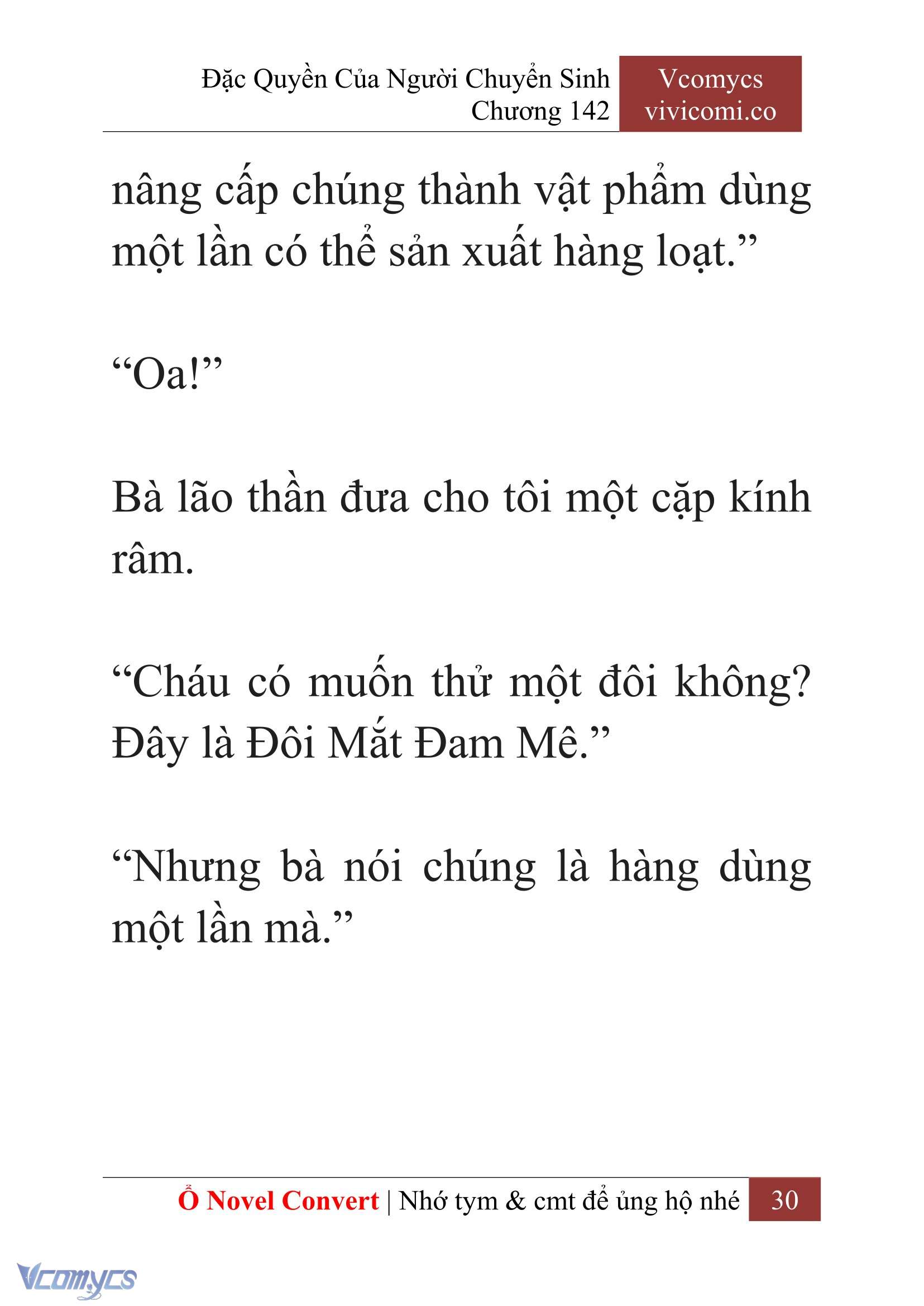 [Novel] Đặc Quyền Của Người Chuyển Sinh Chapter 142 - Trang 33