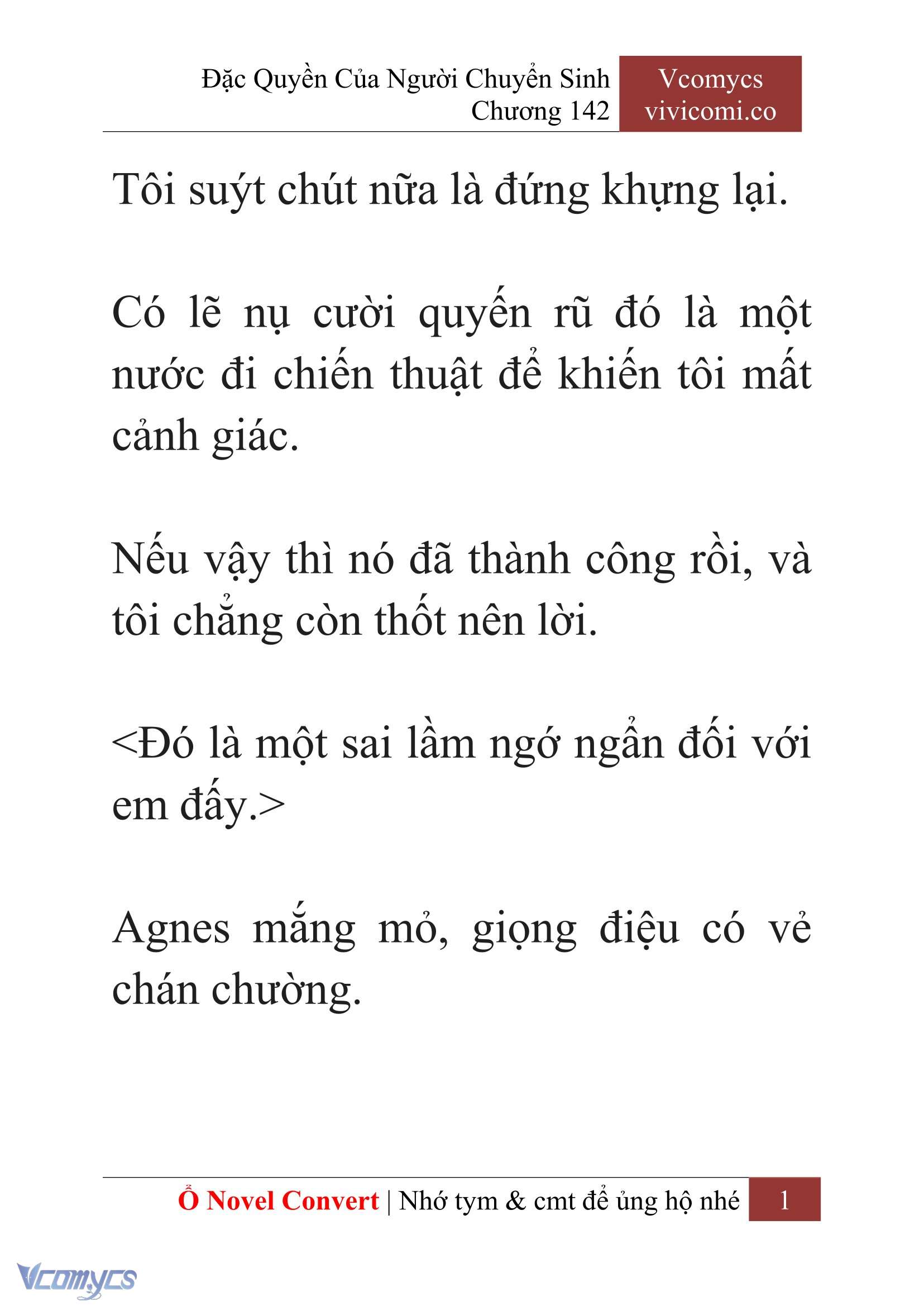[Novel] Đặc Quyền Của Người Chuyển Sinh Chapter 142 - Trang 4