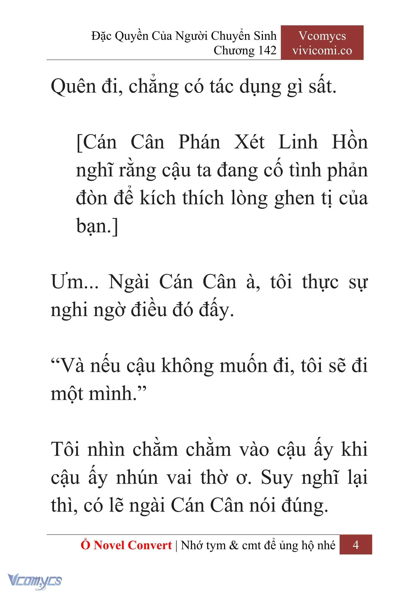 [Novel] Đặc Quyền Của Người Chuyển Sinh Chapter 142 - Trang 7