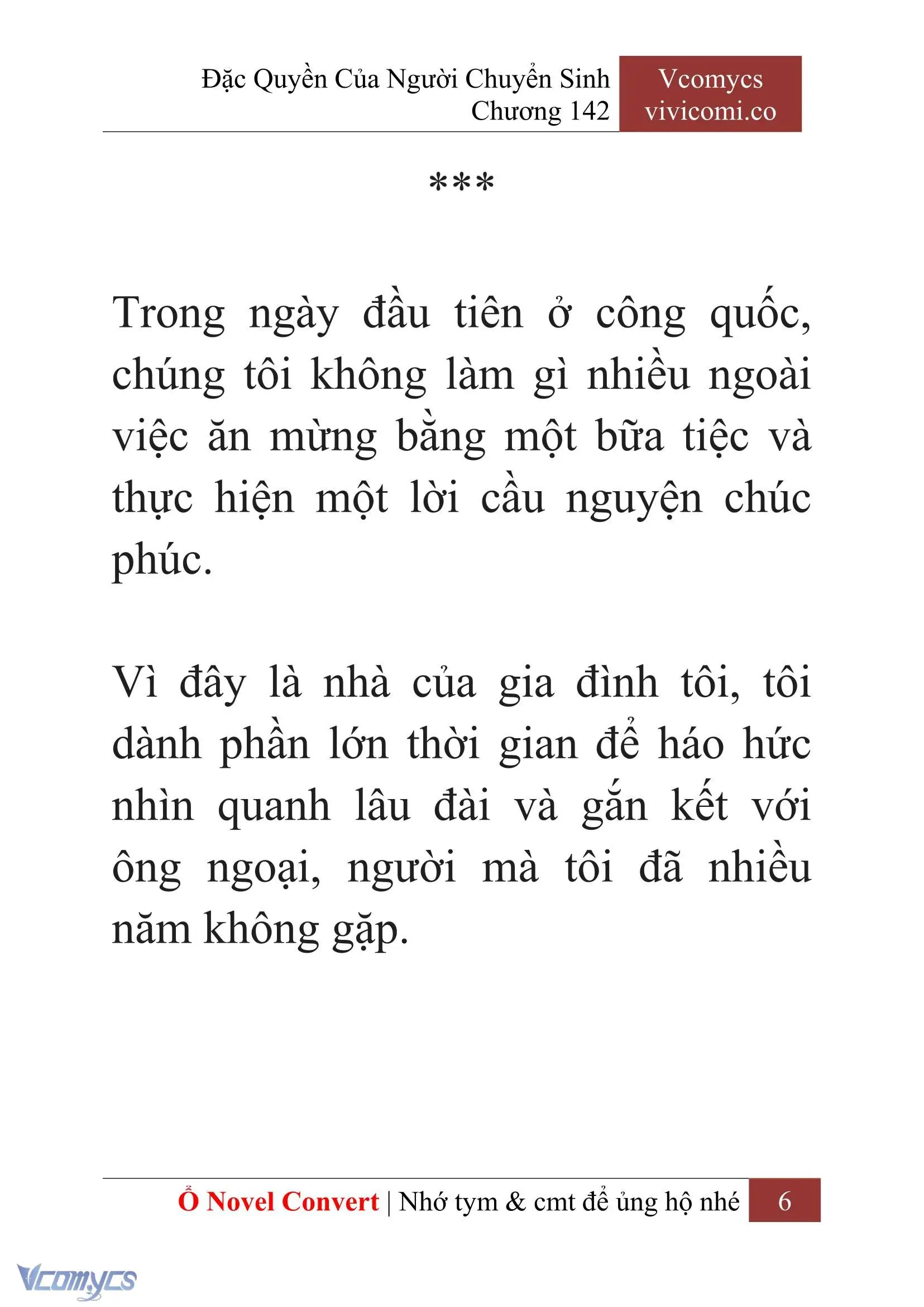 [Novel] Đặc Quyền Của Người Chuyển Sinh Chapter 142 - Trang 9