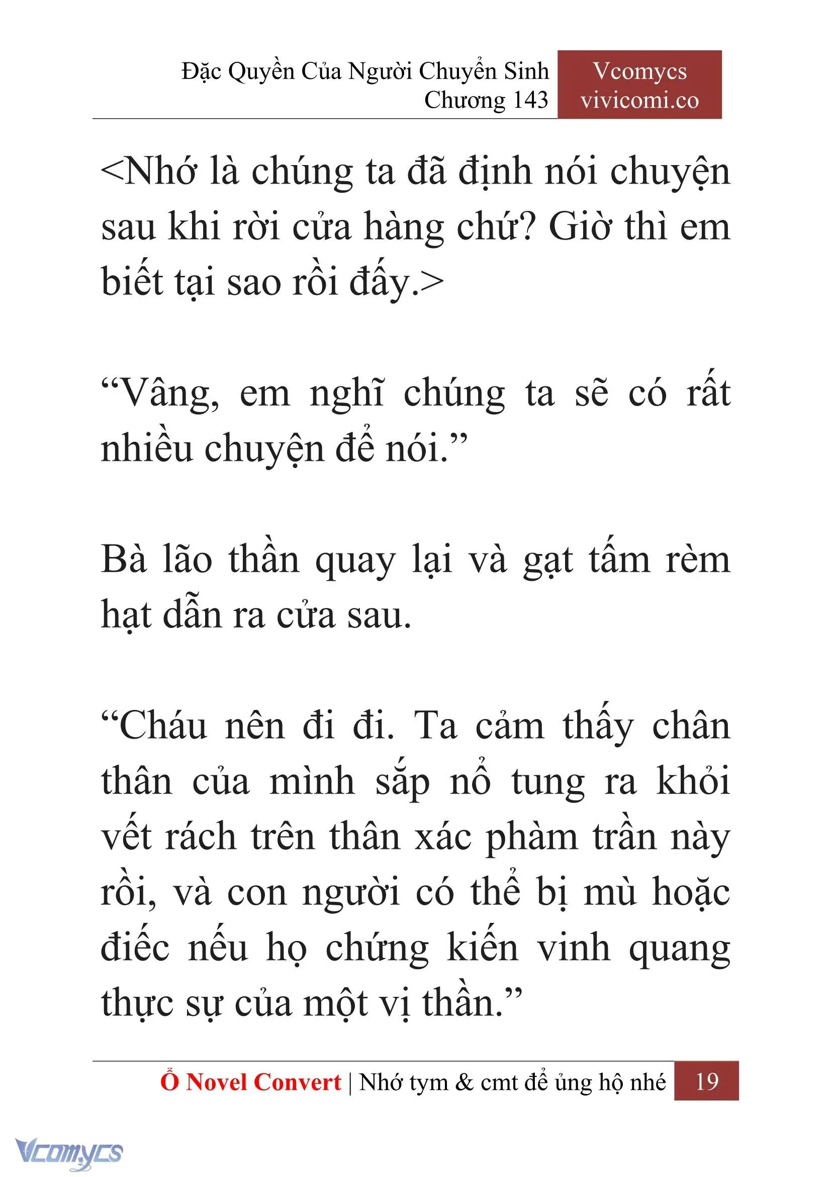 [Novel] Đặc Quyền Của Người Chuyển Sinh Chapter 143 - Trang 22