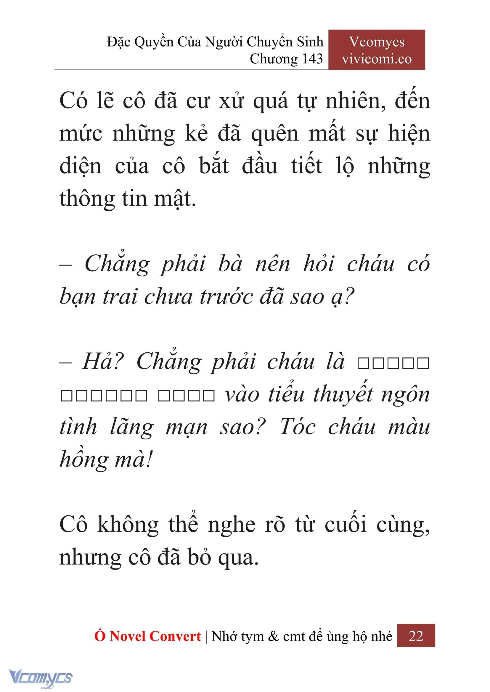 [Novel] Đặc Quyền Của Người Chuyển Sinh Chapter 143 - Trang 25