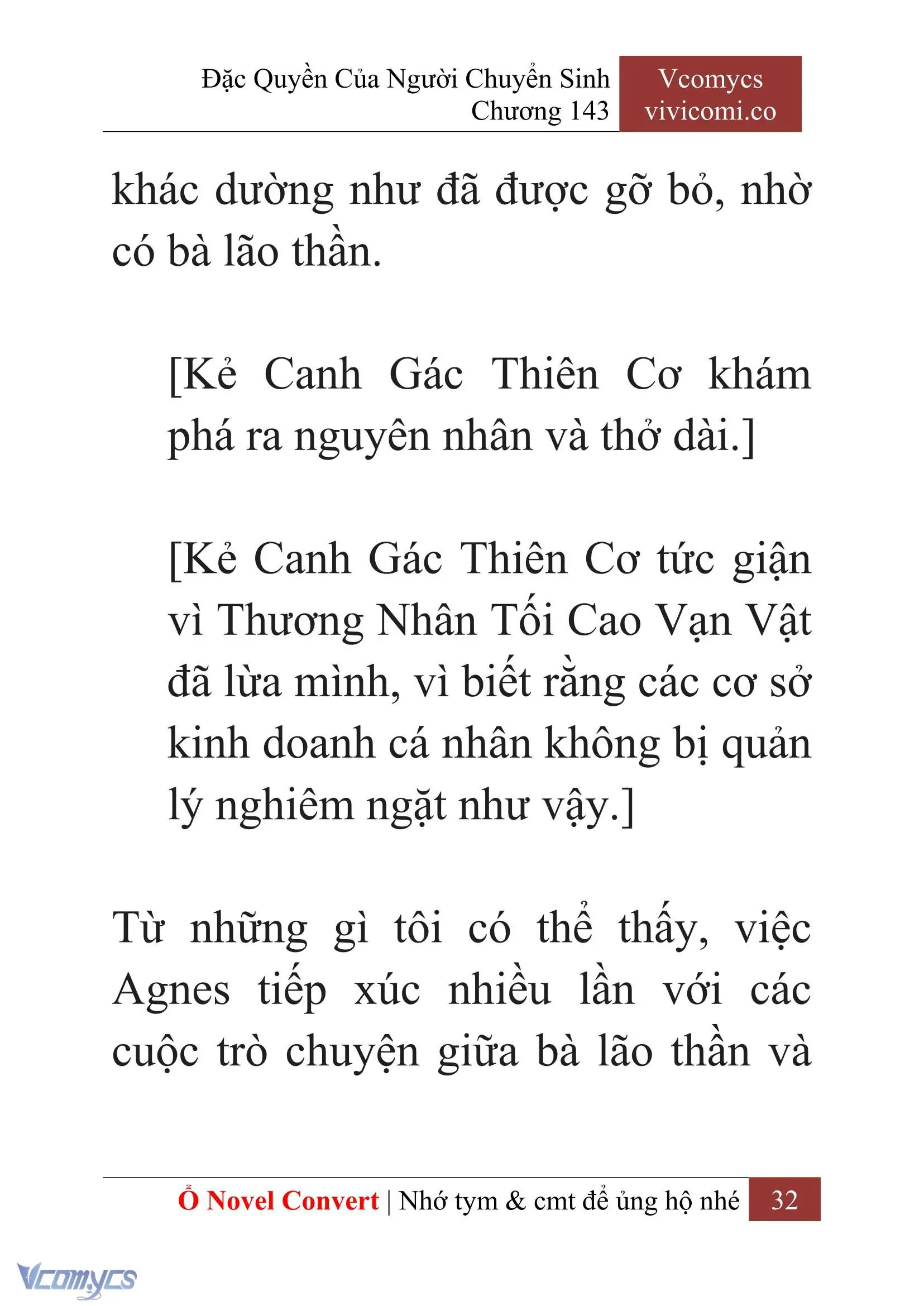 [Novel] Đặc Quyền Của Người Chuyển Sinh Chapter 143 - Trang 35