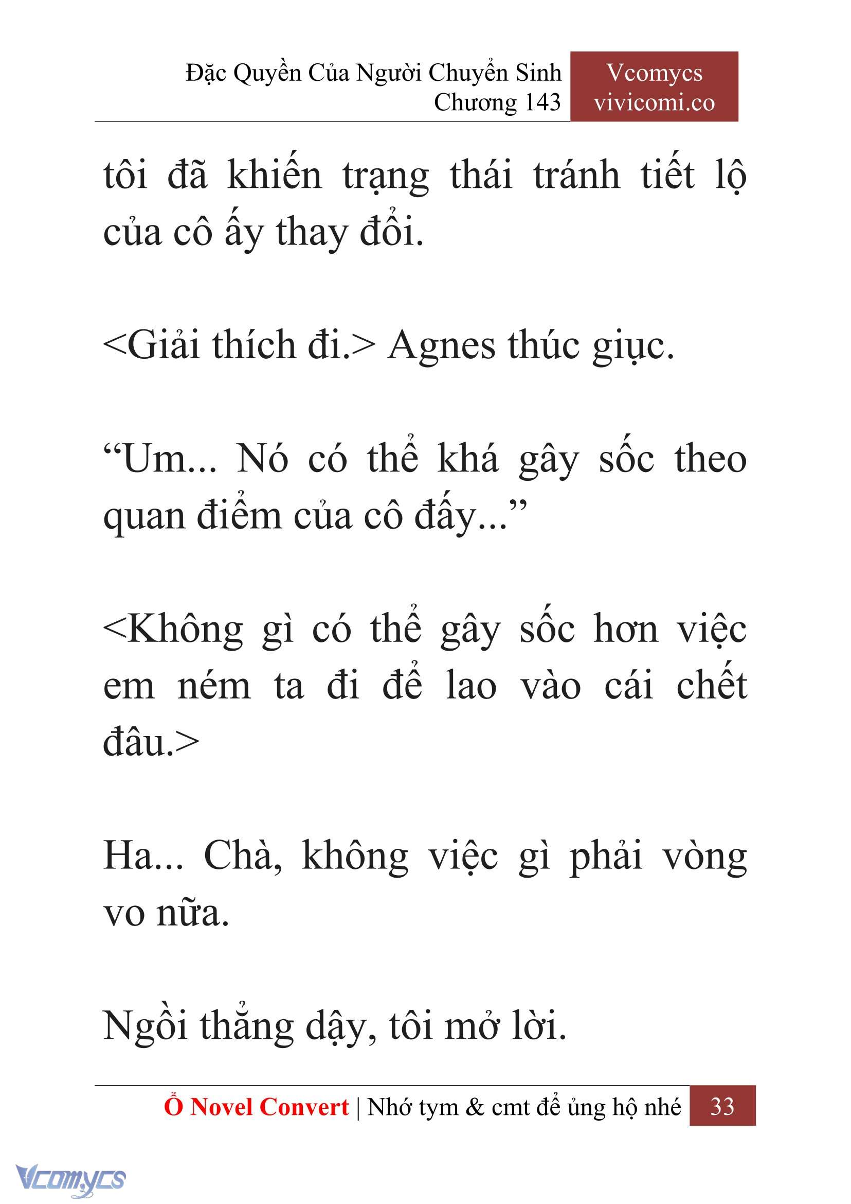 [Novel] Đặc Quyền Của Người Chuyển Sinh Chapter 143 - Trang 36