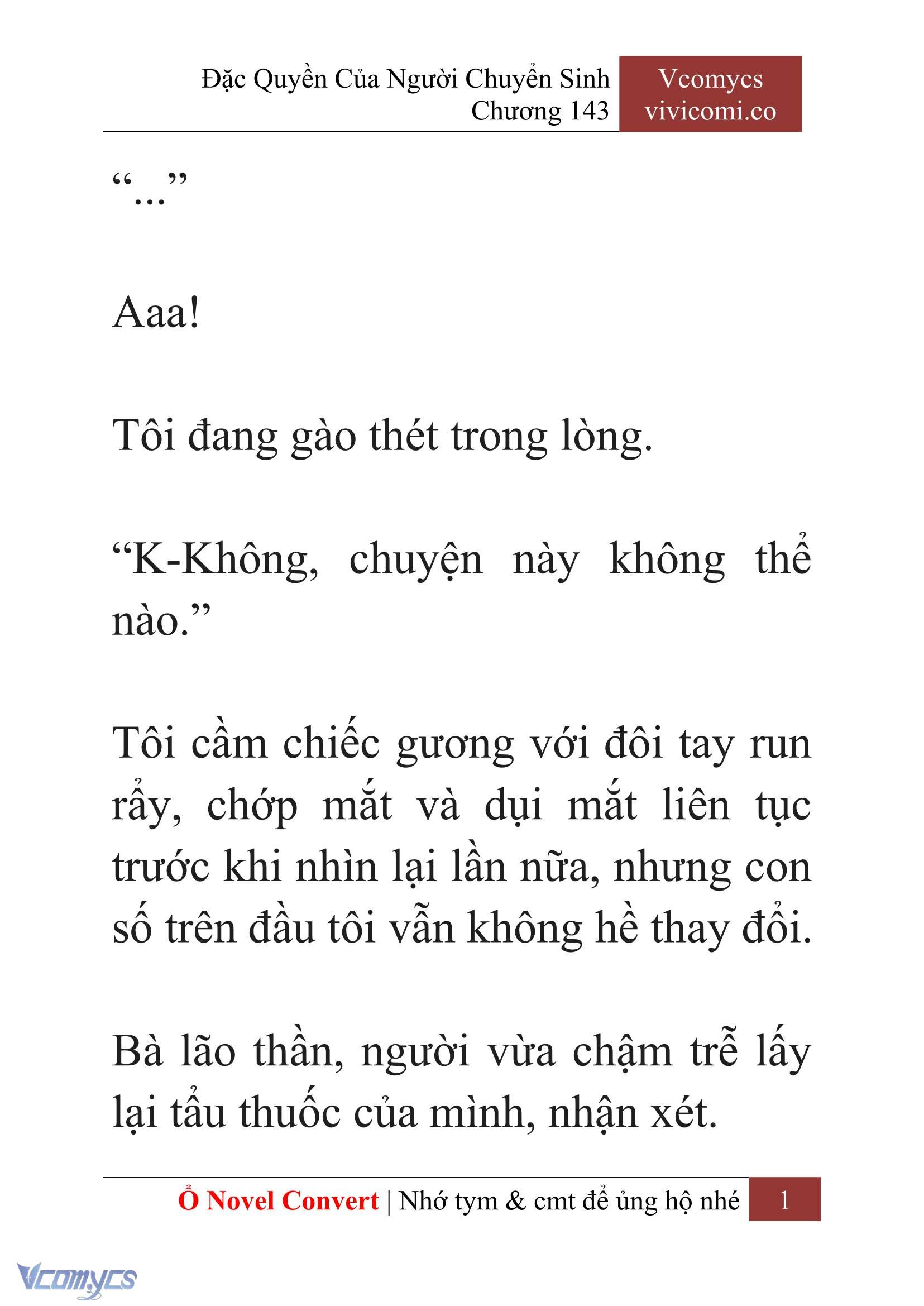 [Novel] Đặc Quyền Của Người Chuyển Sinh Chapter 143 - Trang 4