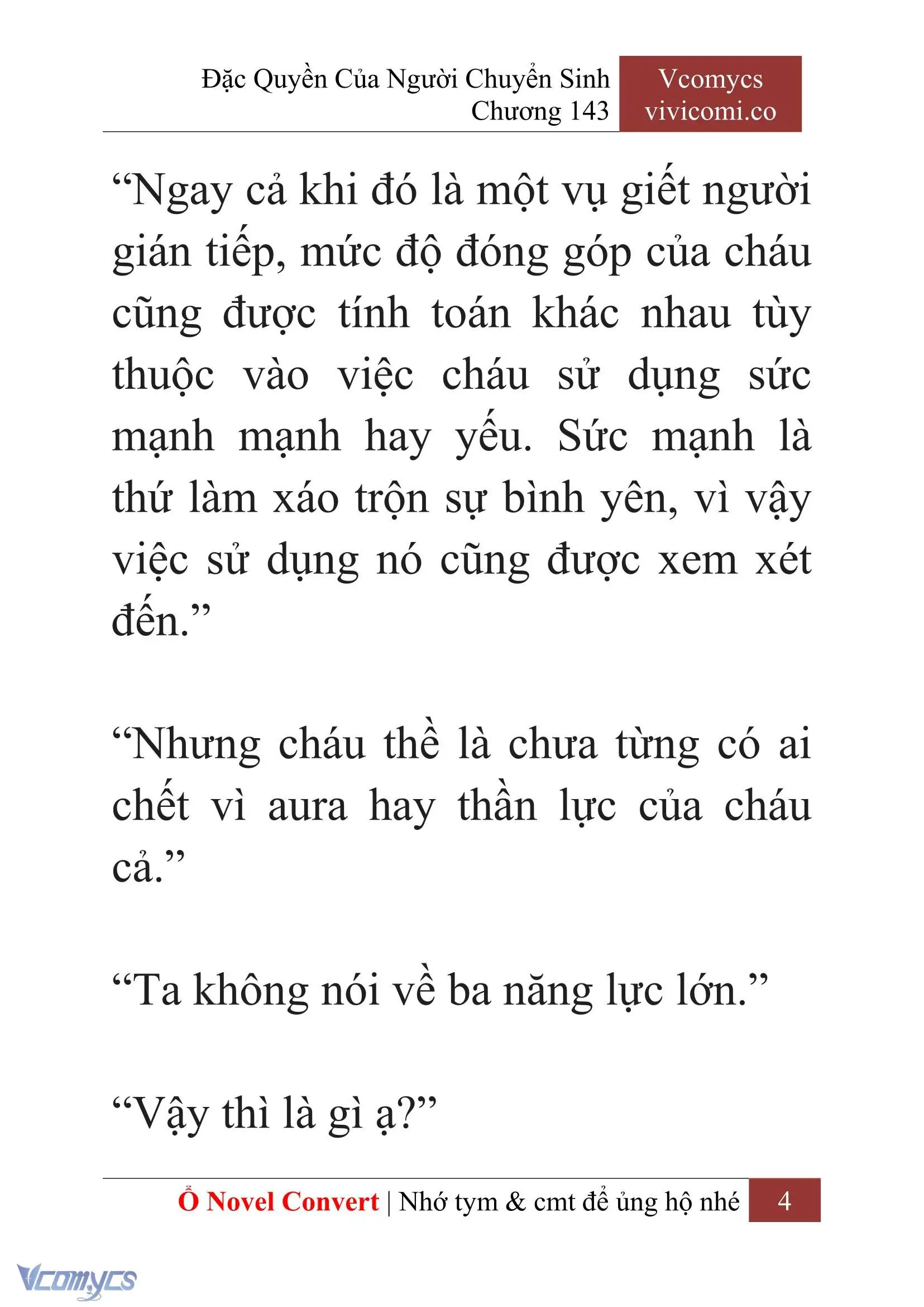 [Novel] Đặc Quyền Của Người Chuyển Sinh Chapter 143 - Trang 7