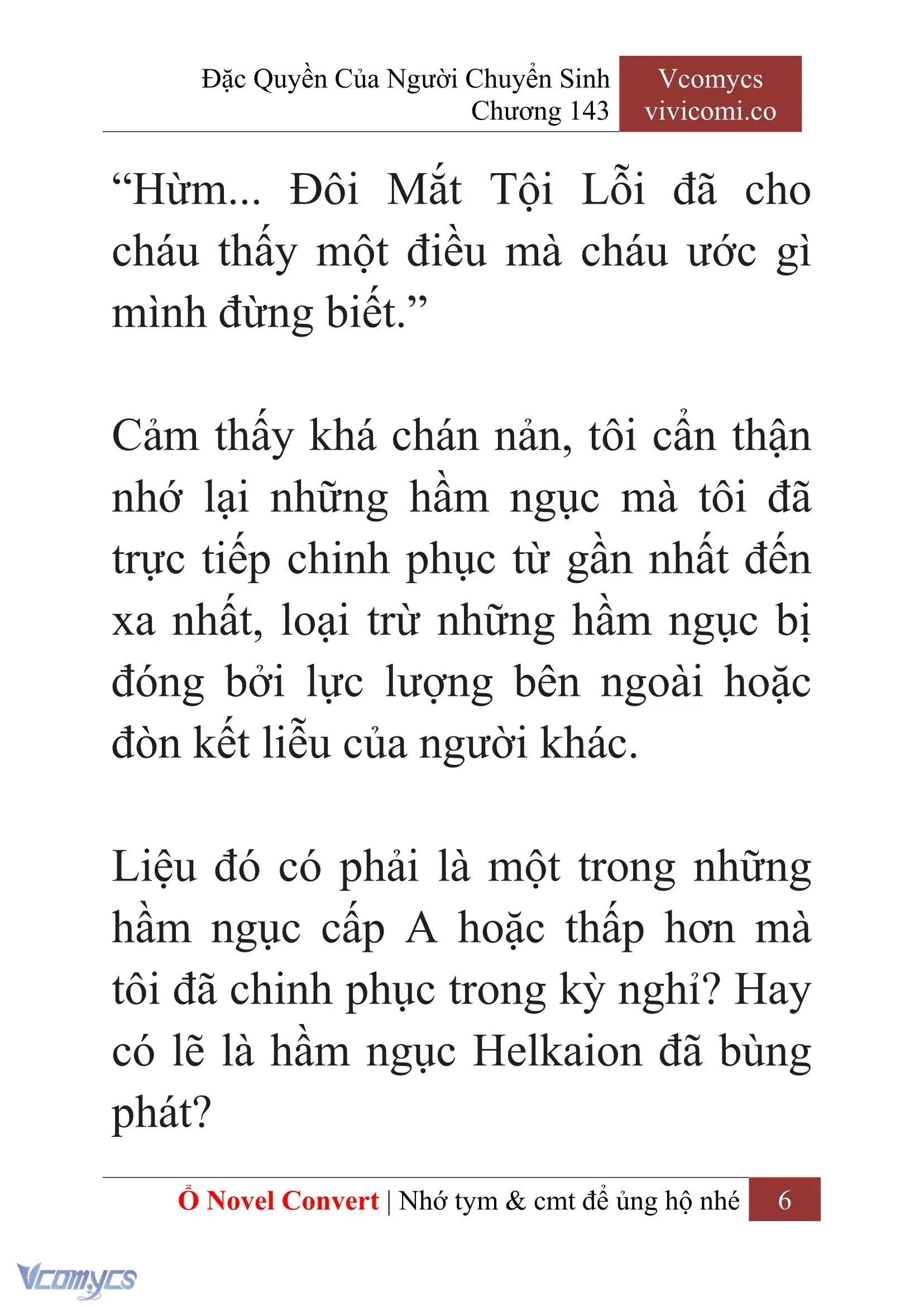 [Novel] Đặc Quyền Của Người Chuyển Sinh Chapter 143 - Trang 9