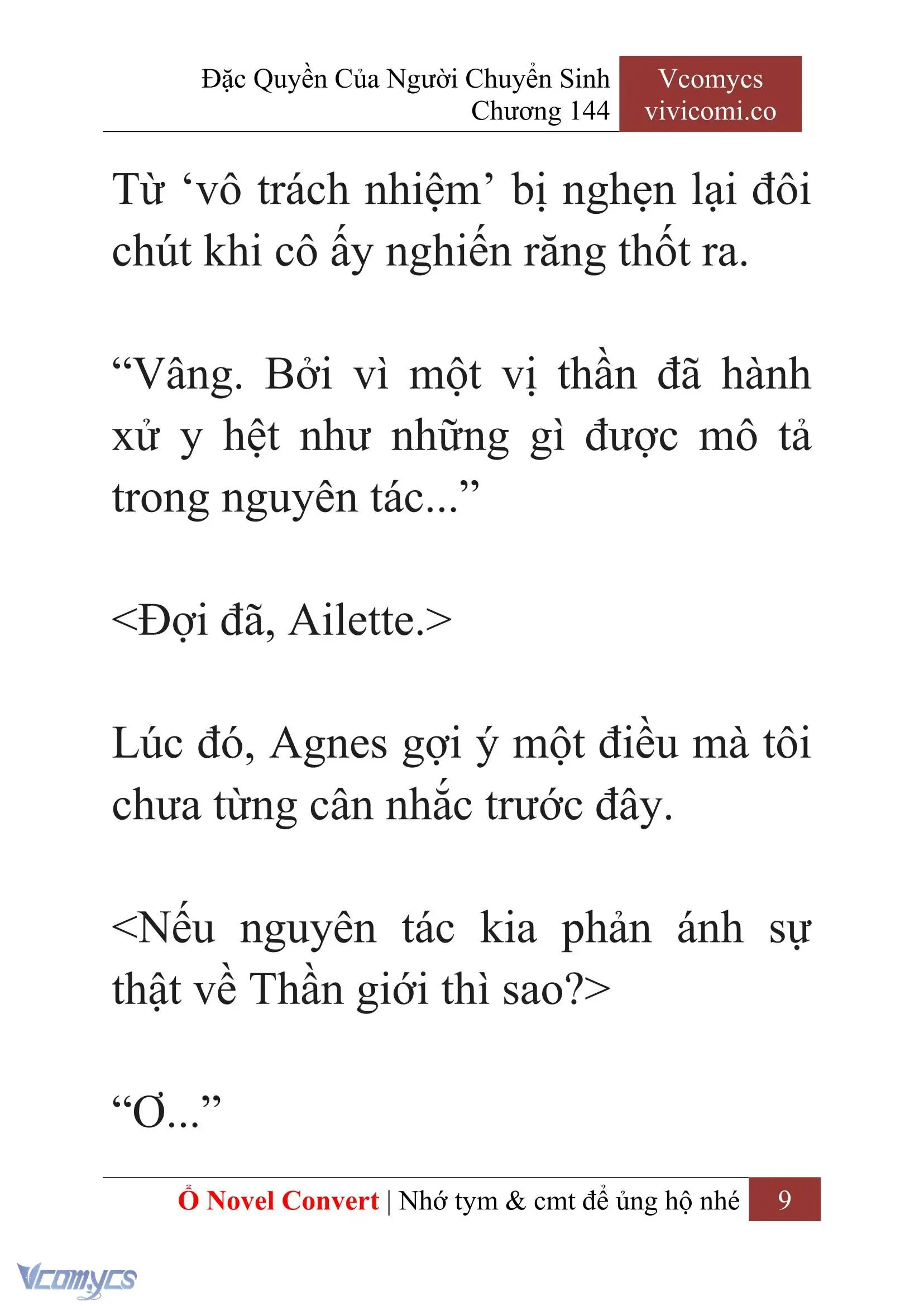[Novel] Đặc Quyền Của Người Chuyển Sinh Chapter 144 - Trang 12