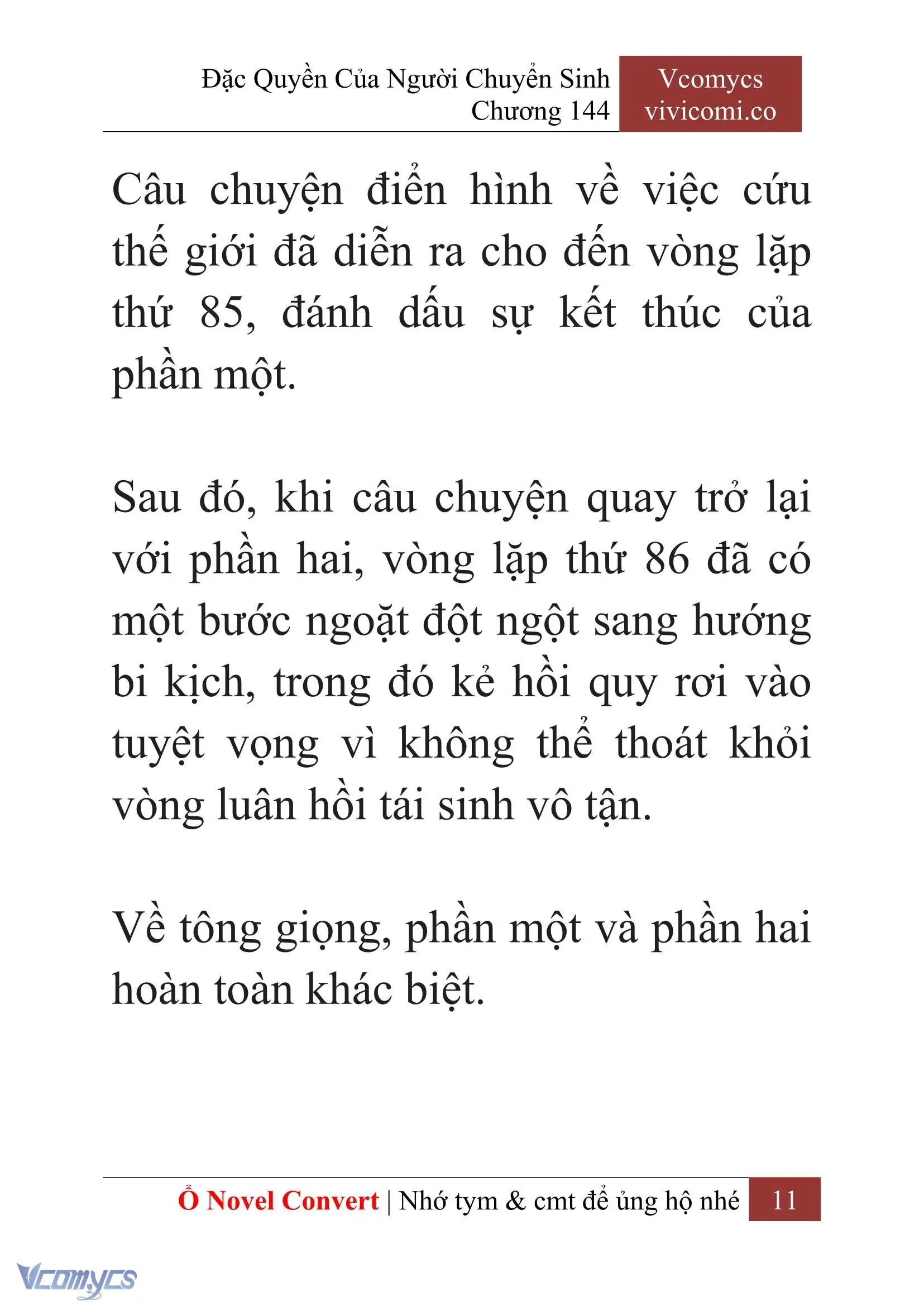 [Novel] Đặc Quyền Của Người Chuyển Sinh Chapter 144 - Trang 14