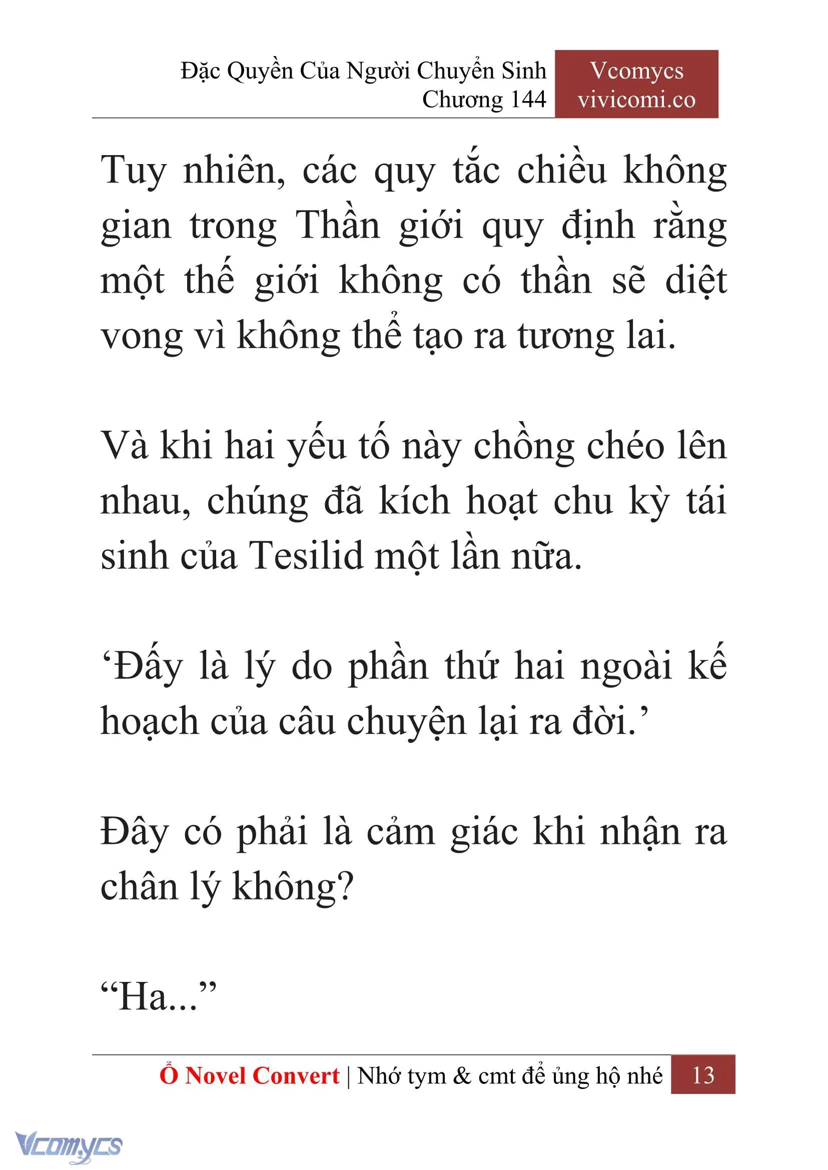 [Novel] Đặc Quyền Của Người Chuyển Sinh Chapter 144 - Trang 16