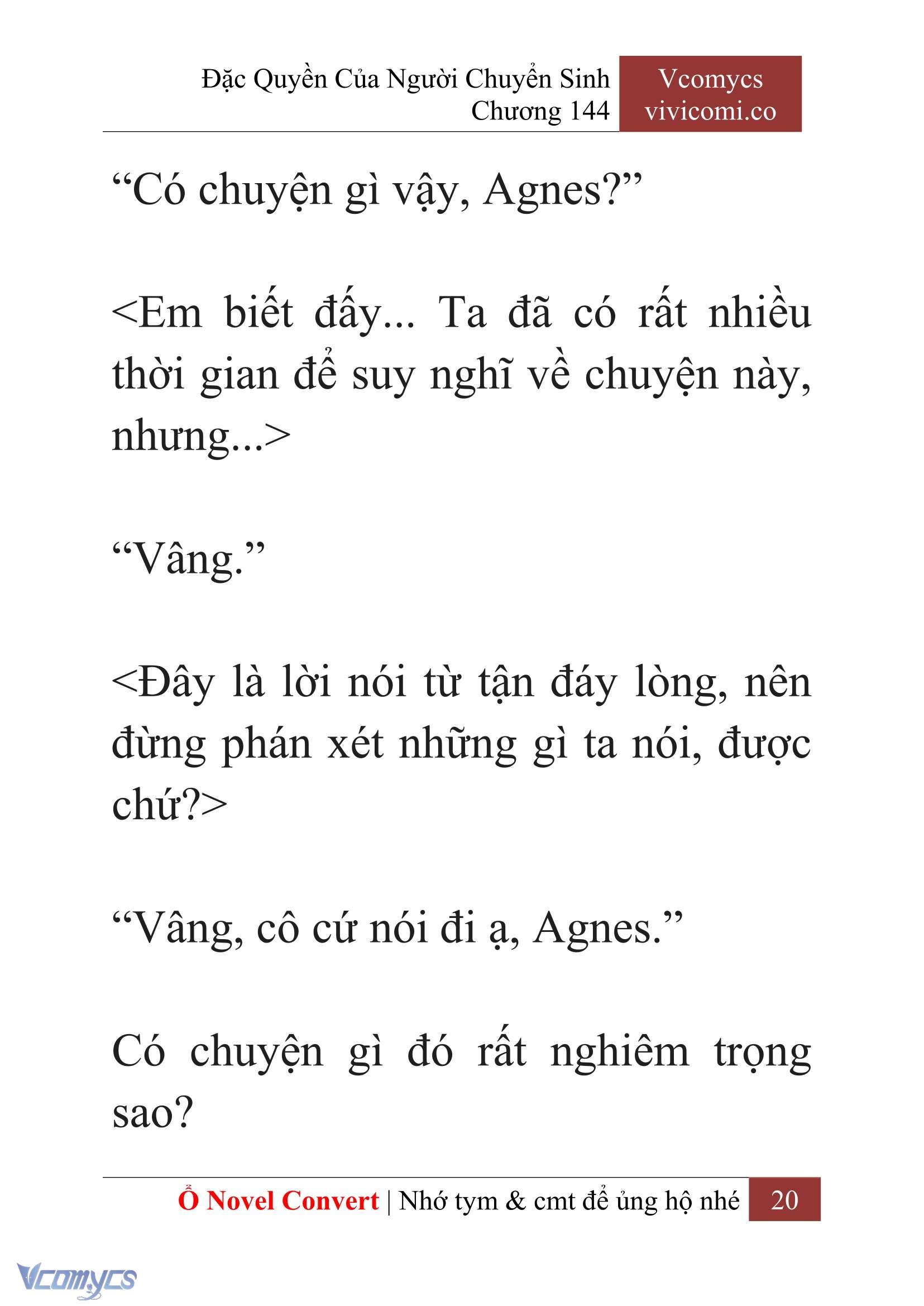 [Novel] Đặc Quyền Của Người Chuyển Sinh Chapter 144 - Trang 23