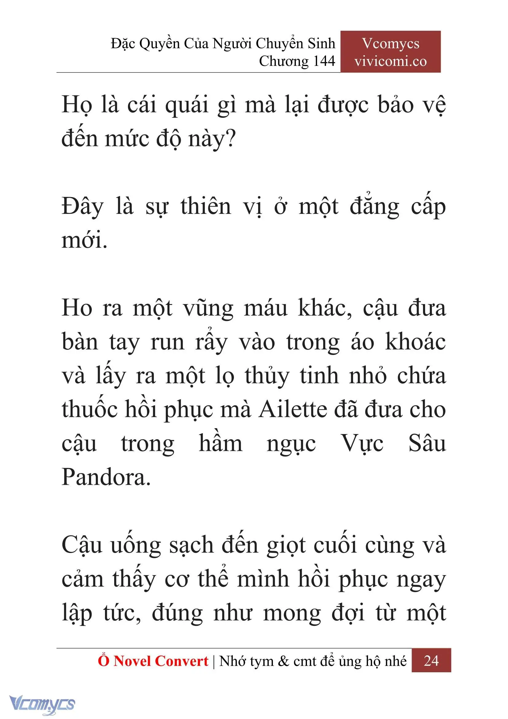 [Novel] Đặc Quyền Của Người Chuyển Sinh Chapter 144 - Trang 27