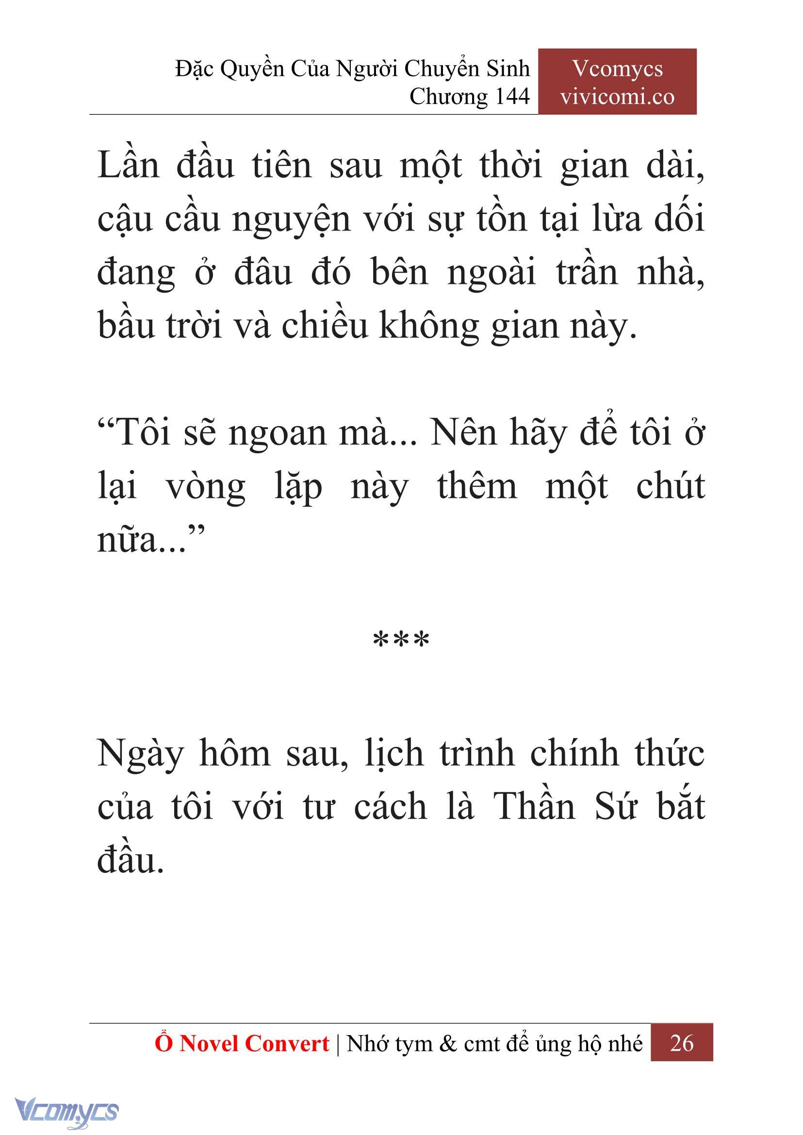 [Novel] Đặc Quyền Của Người Chuyển Sinh Chapter 144 - Trang 29