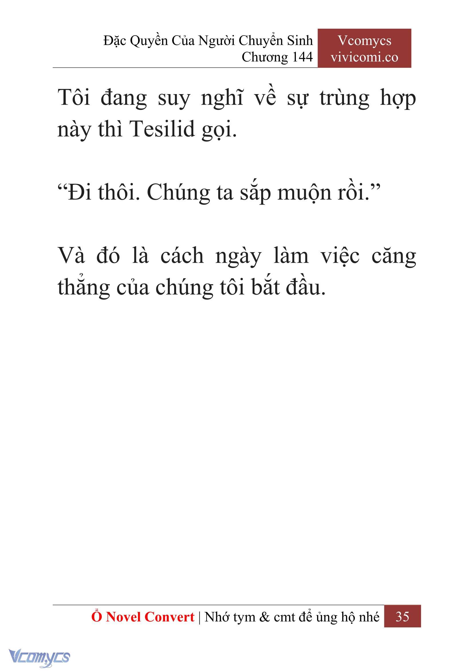 [Novel] Đặc Quyền Của Người Chuyển Sinh Chapter 144 - Trang 38