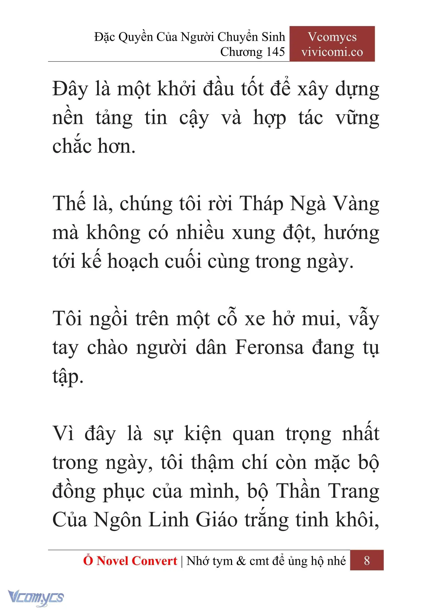 [Novel] Đặc Quyền Của Người Chuyển Sinh Chapter 145 - Trang 11
