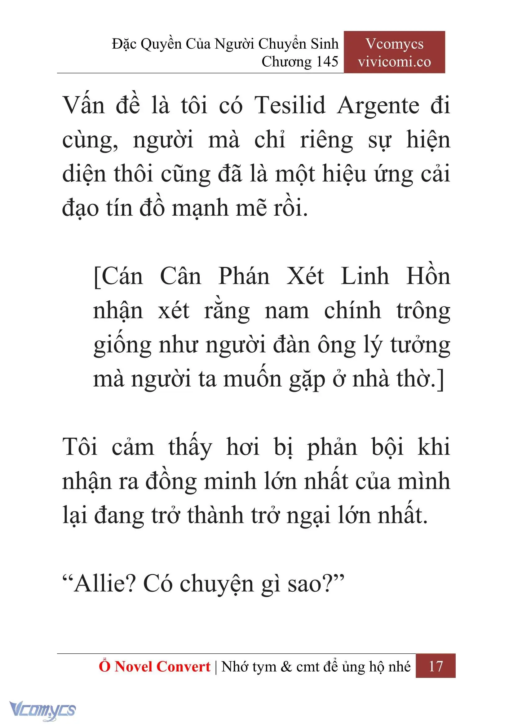 [Novel] Đặc Quyền Của Người Chuyển Sinh Chapter 145 - Trang 20