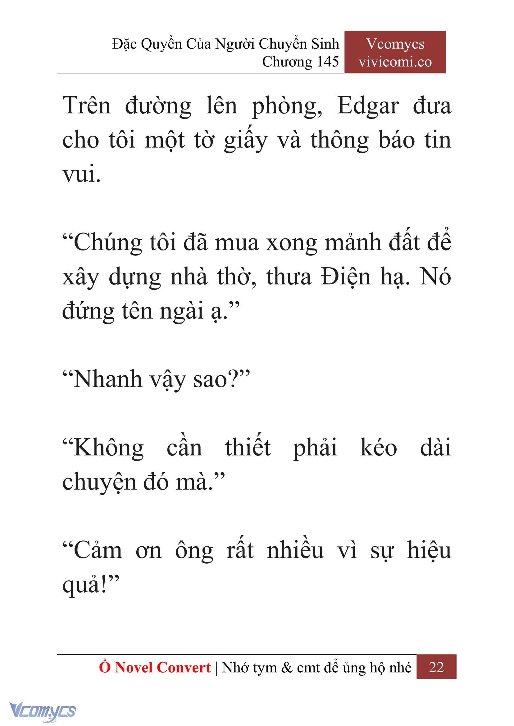 [Novel] Đặc Quyền Của Người Chuyển Sinh Chapter 145 - Trang 25