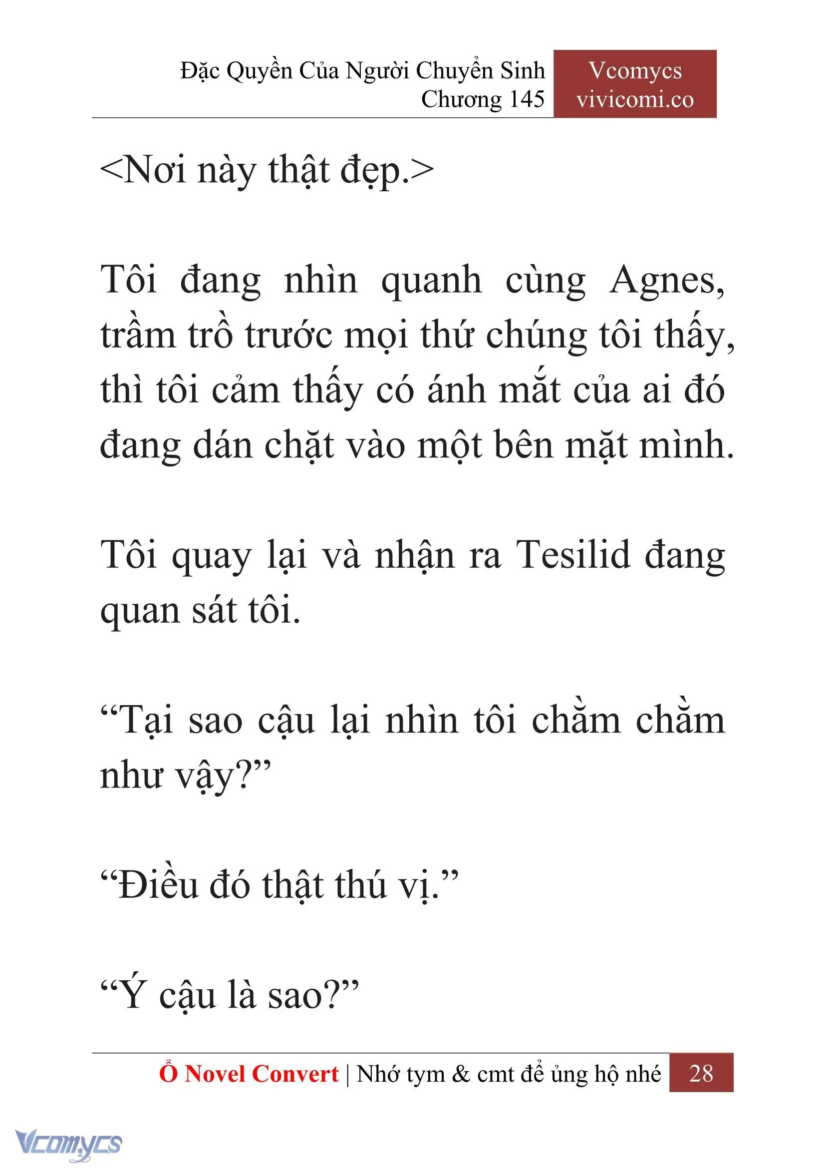 [Novel] Đặc Quyền Của Người Chuyển Sinh Chapter 145 - Trang 31