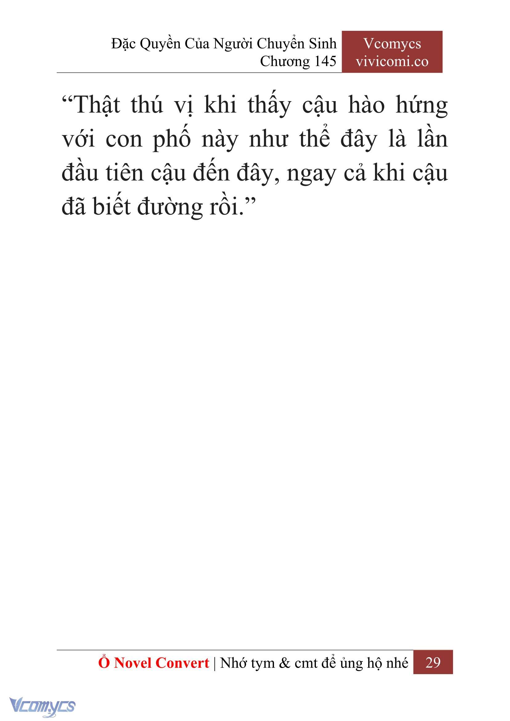 [Novel] Đặc Quyền Của Người Chuyển Sinh Chapter 145 - Trang 32