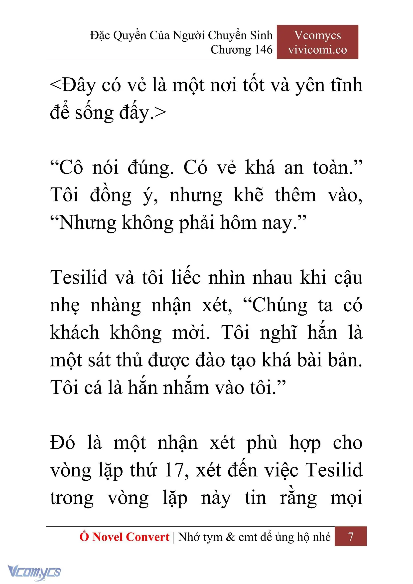[Novel] Đặc Quyền Của Người Chuyển Sinh Chapter 146 - Trang 10