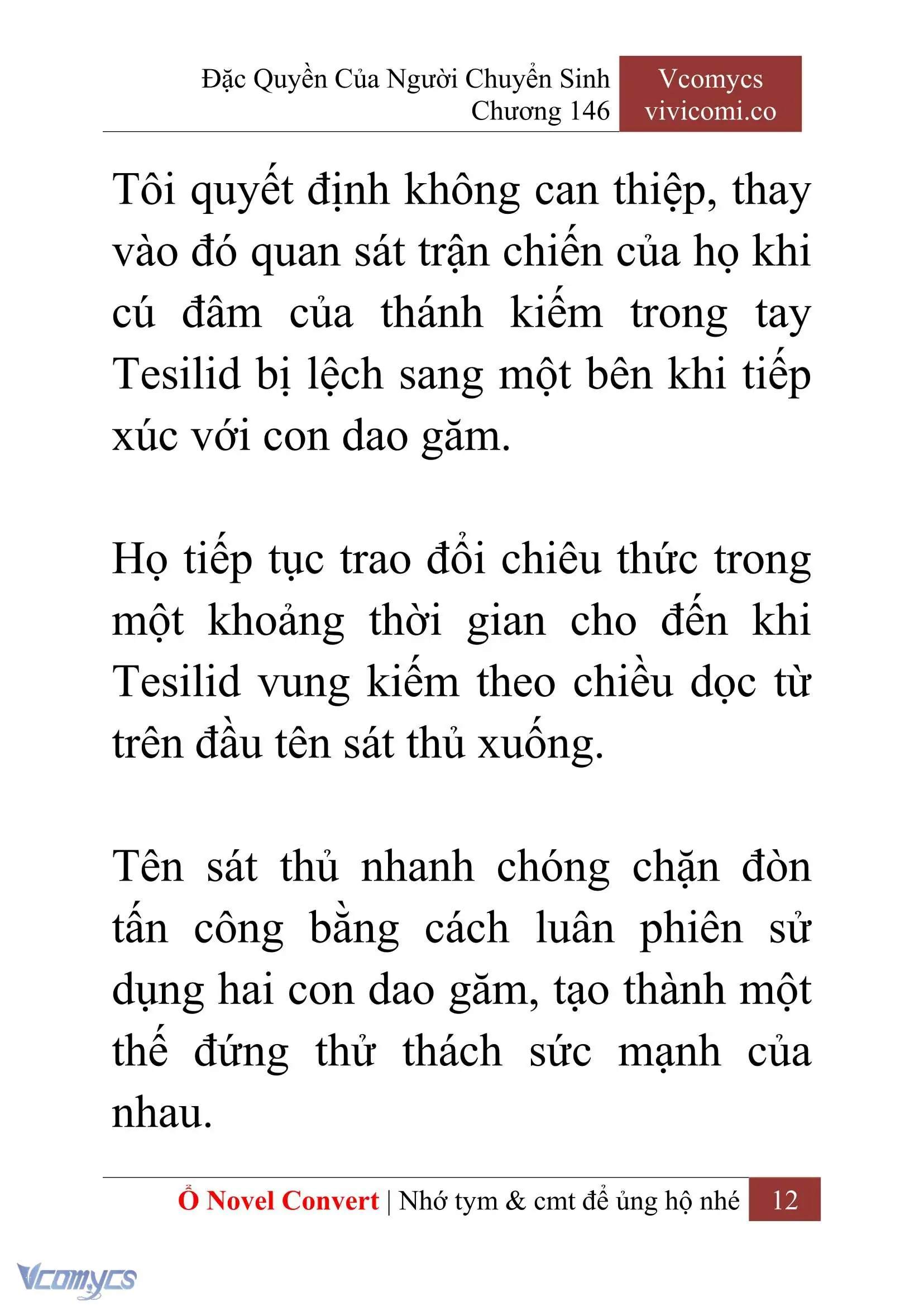 [Novel] Đặc Quyền Của Người Chuyển Sinh Chapter 146 - Trang 15