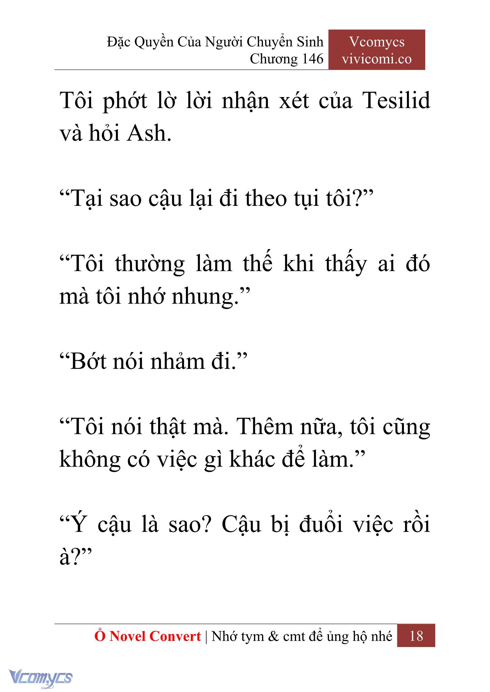 [Novel] Đặc Quyền Của Người Chuyển Sinh Chapter 146 - Trang 21